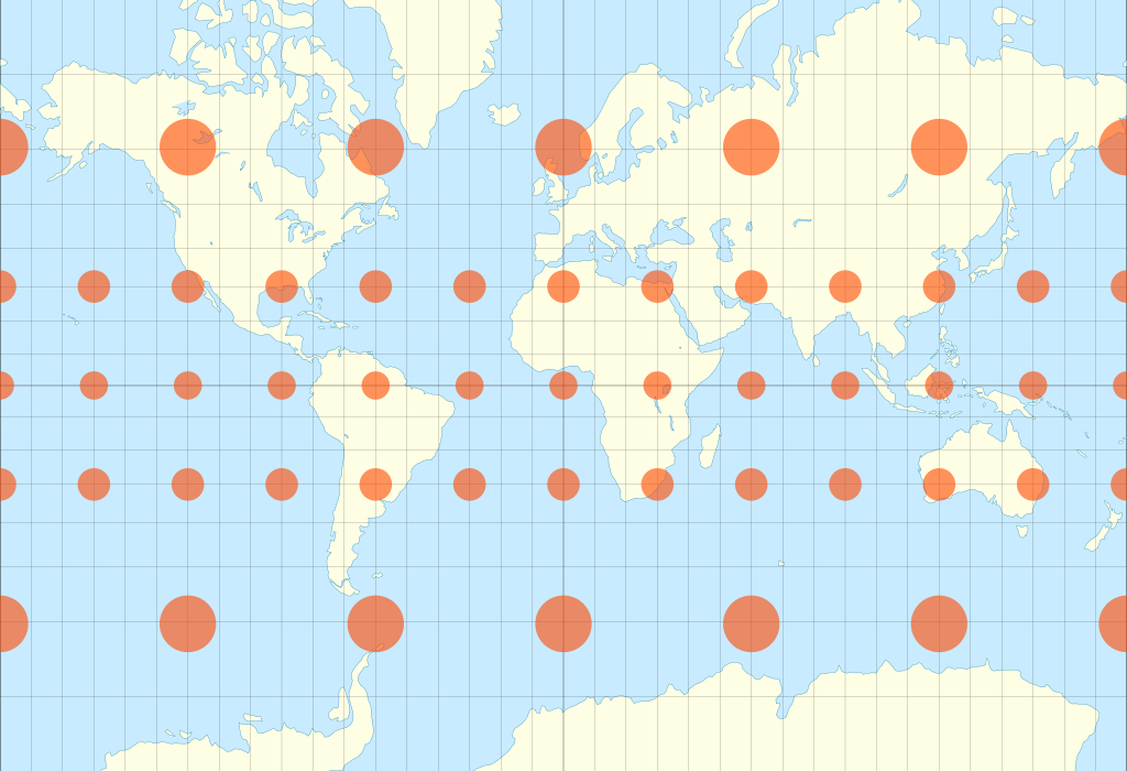 Map projections - My, Cards, Article, Cartography, Projection, Interesting, GIF, Longpost