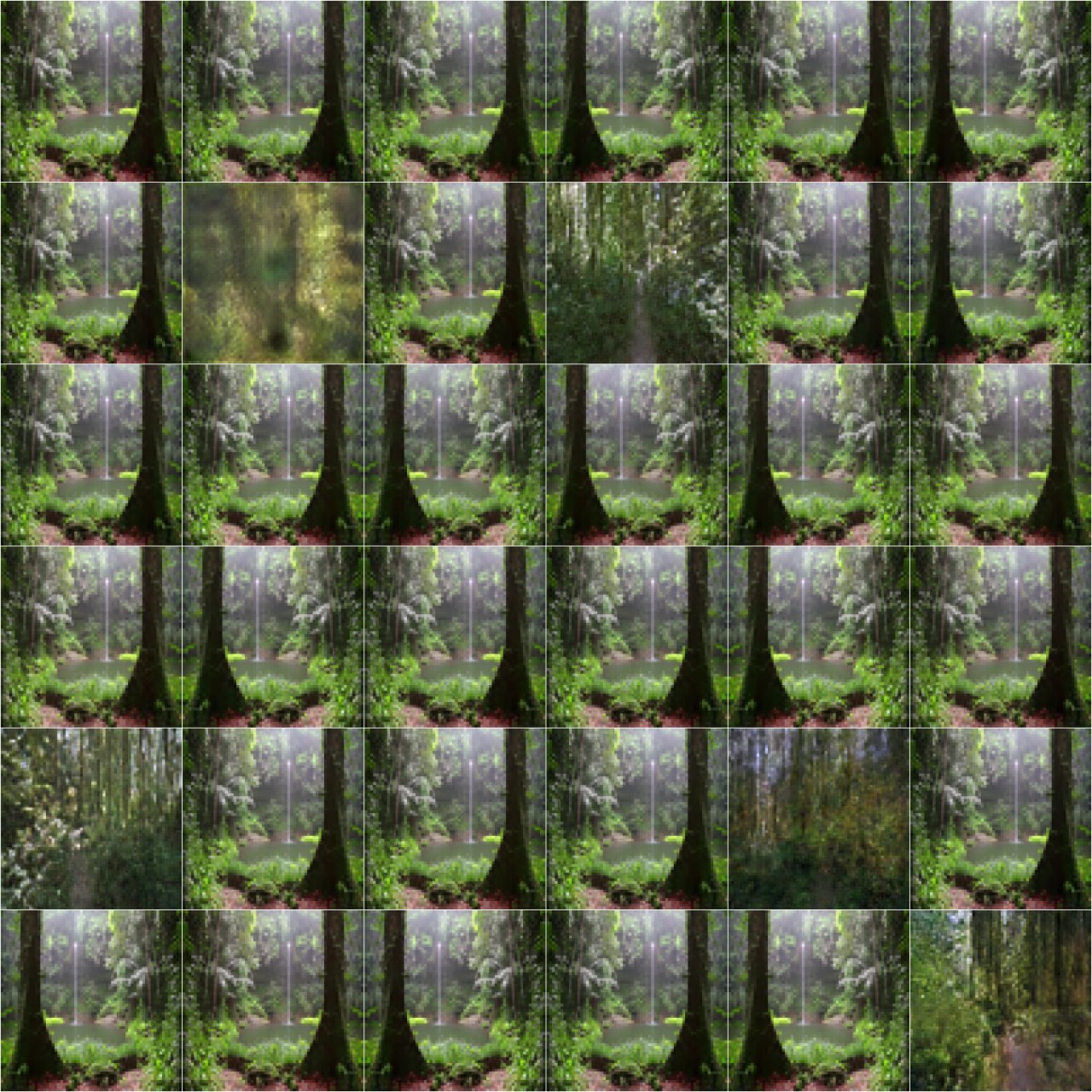 Teaching a neural network to create forest views - My, Machine learning, Нейронные сети, Computer Vision