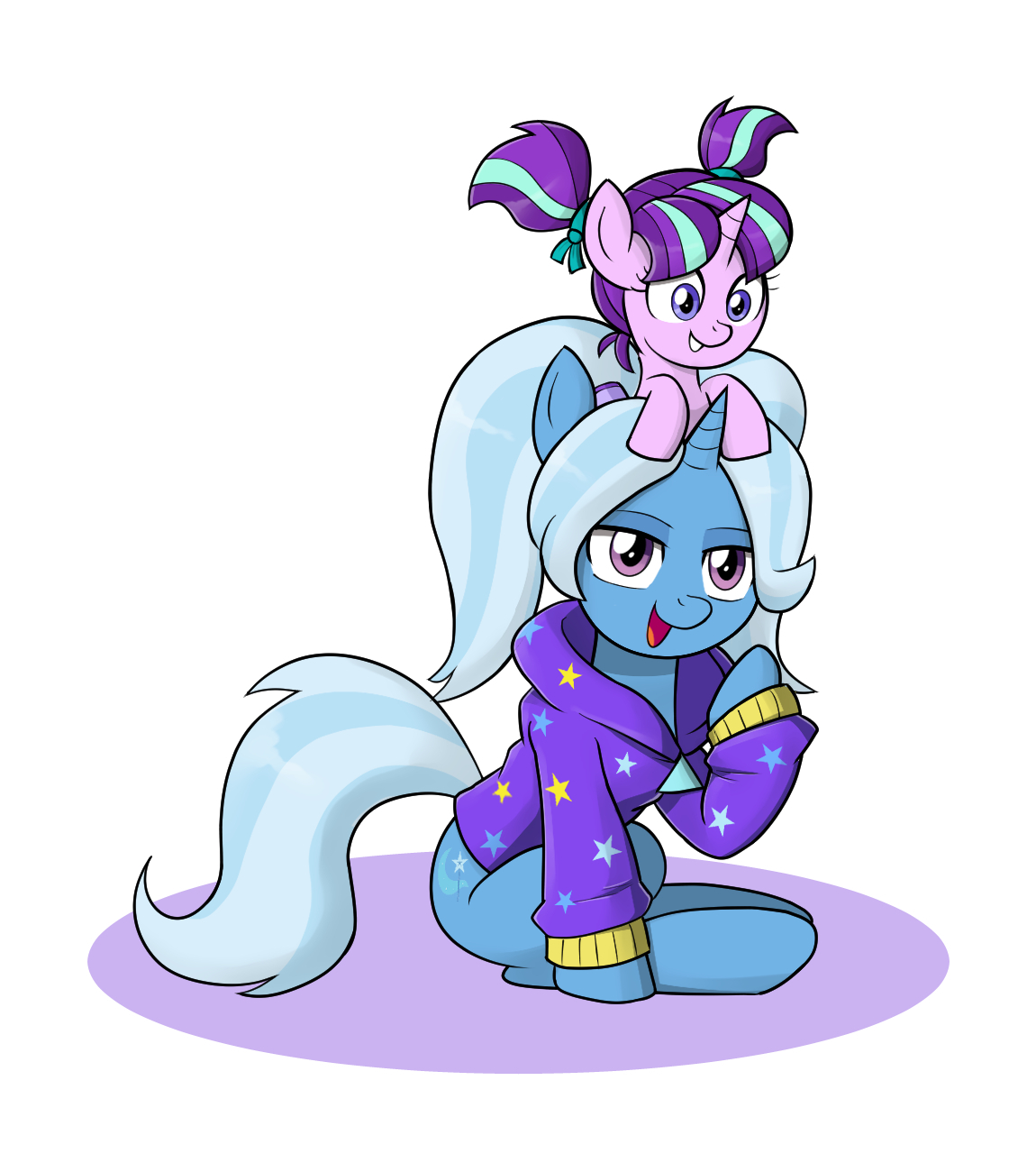 Teacher Trixie - My little pony, PonyArt, Trixie, Starlight Glimmer, Mew-Me