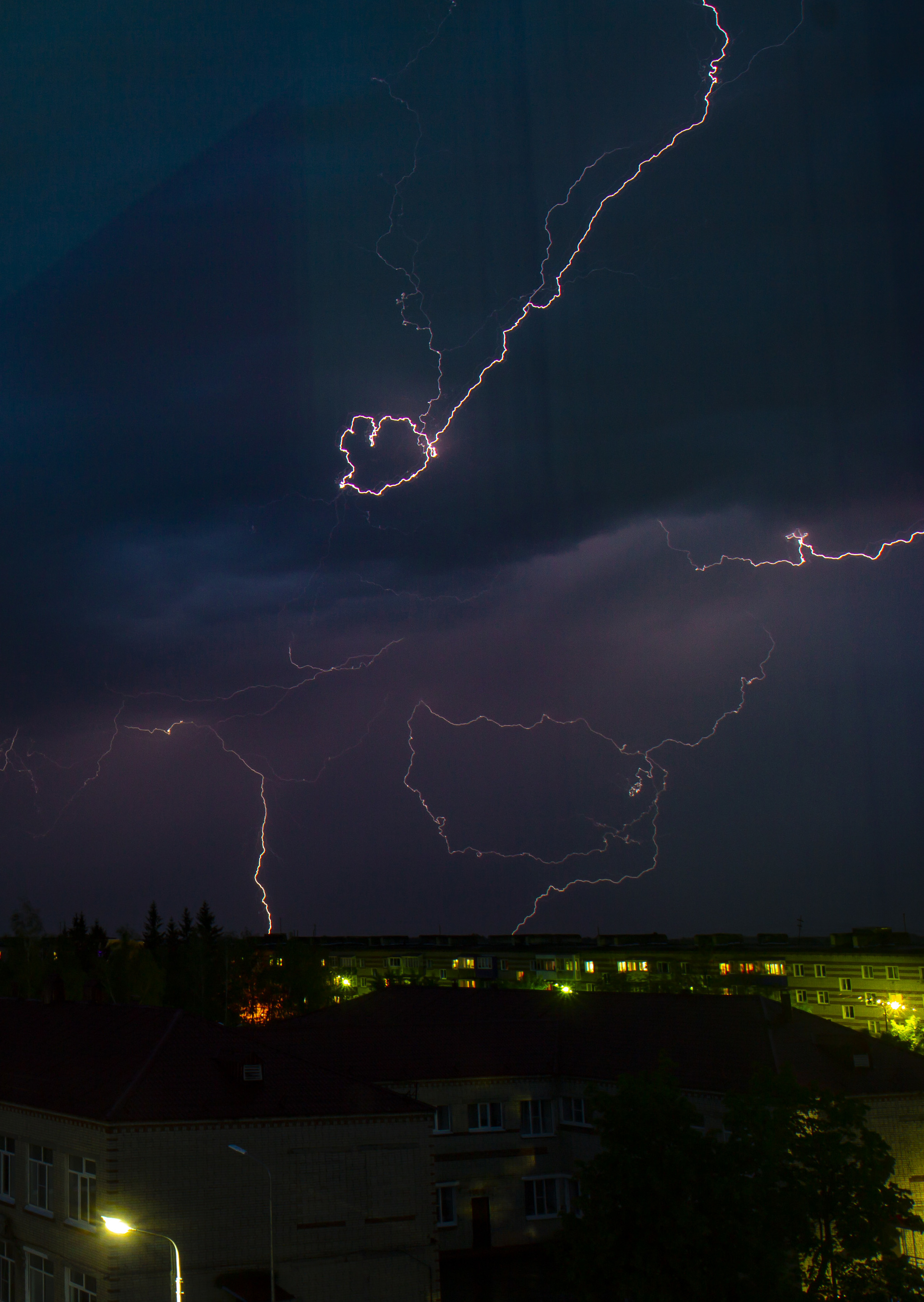 Lightning - My, Lightning, Thunderstorm, Spring, The photo, Longpost