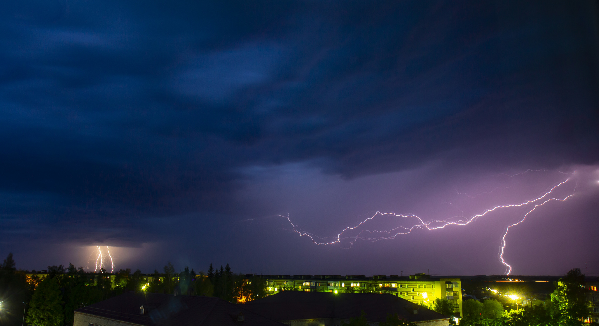 Lightning - My, Lightning, Thunderstorm, Spring, The photo, Longpost