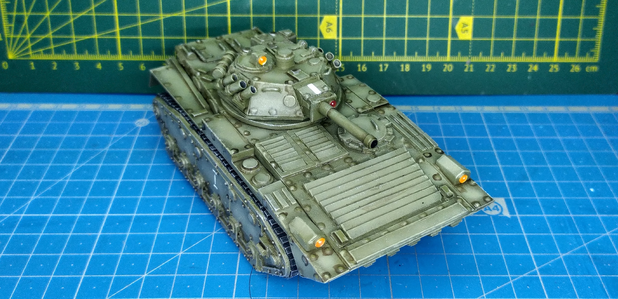 Author's alternative to the Chimera infantry fighting vehicle - Ars Yarchuk (paper) - My, Warhammer 40k, Imperial guard, Papercraft, Astra Militarum, Imperium, Stand modeling, Video, Longpost