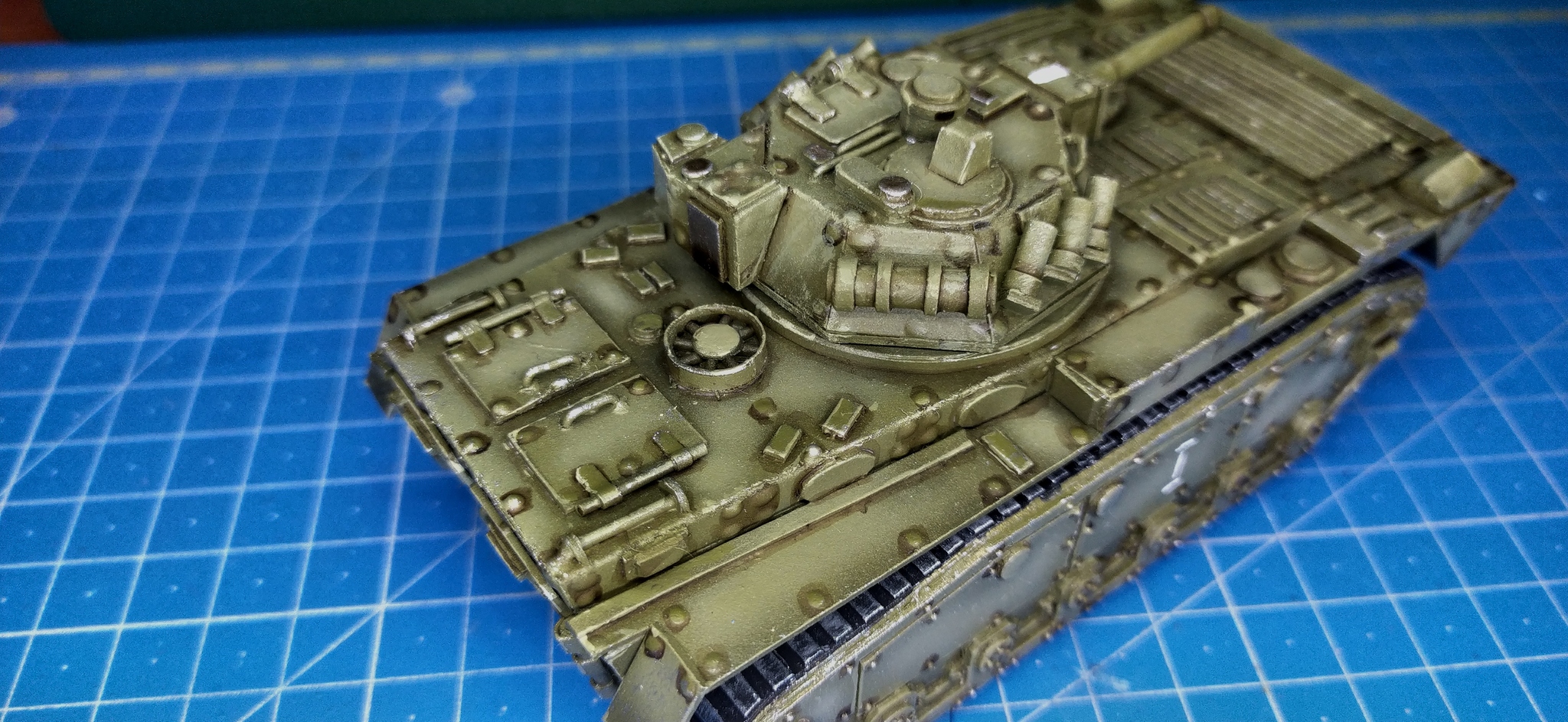 Author's alternative to the Chimera infantry fighting vehicle - Ars Yarchuk (paper) - My, Warhammer 40k, Imperial guard, Papercraft, Astra Militarum, Imperium, Stand modeling, Video, Longpost