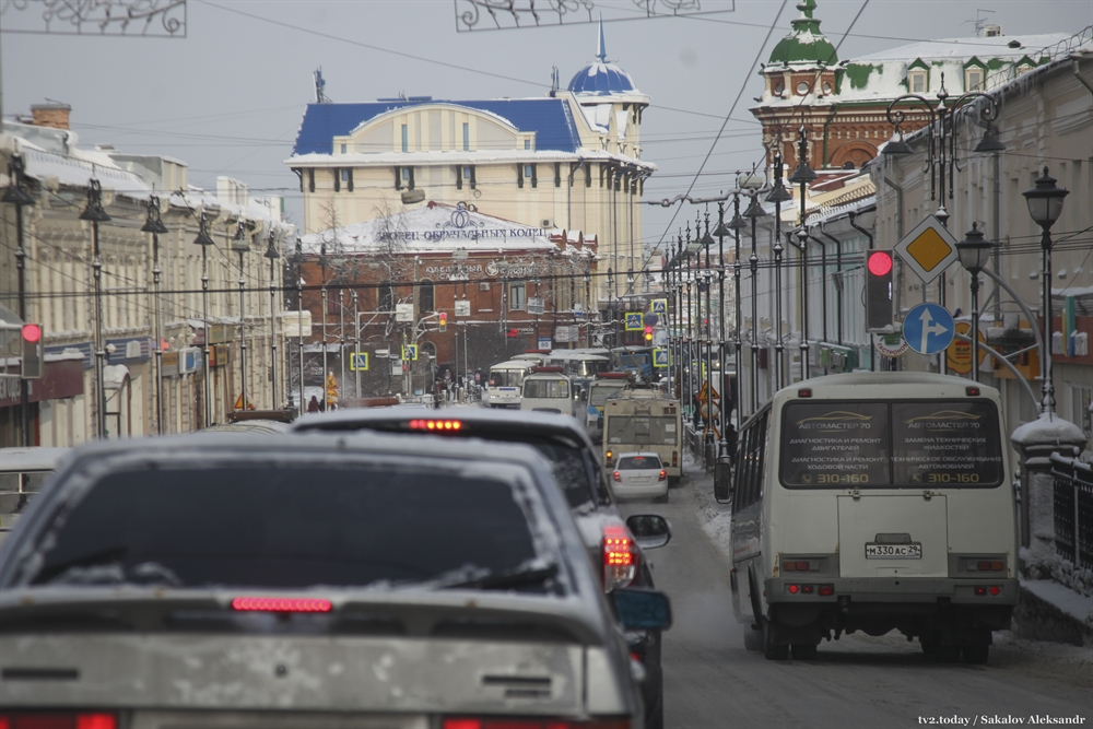 В Томске идёт война против гигантских фонарей и бесполезных заборов — посмотрите, как мы живём... - Моё, Урбанистика, Город, Архитектура, Благоустройство, Томск, Урбанизм, Улица, Критика, Длиннопост