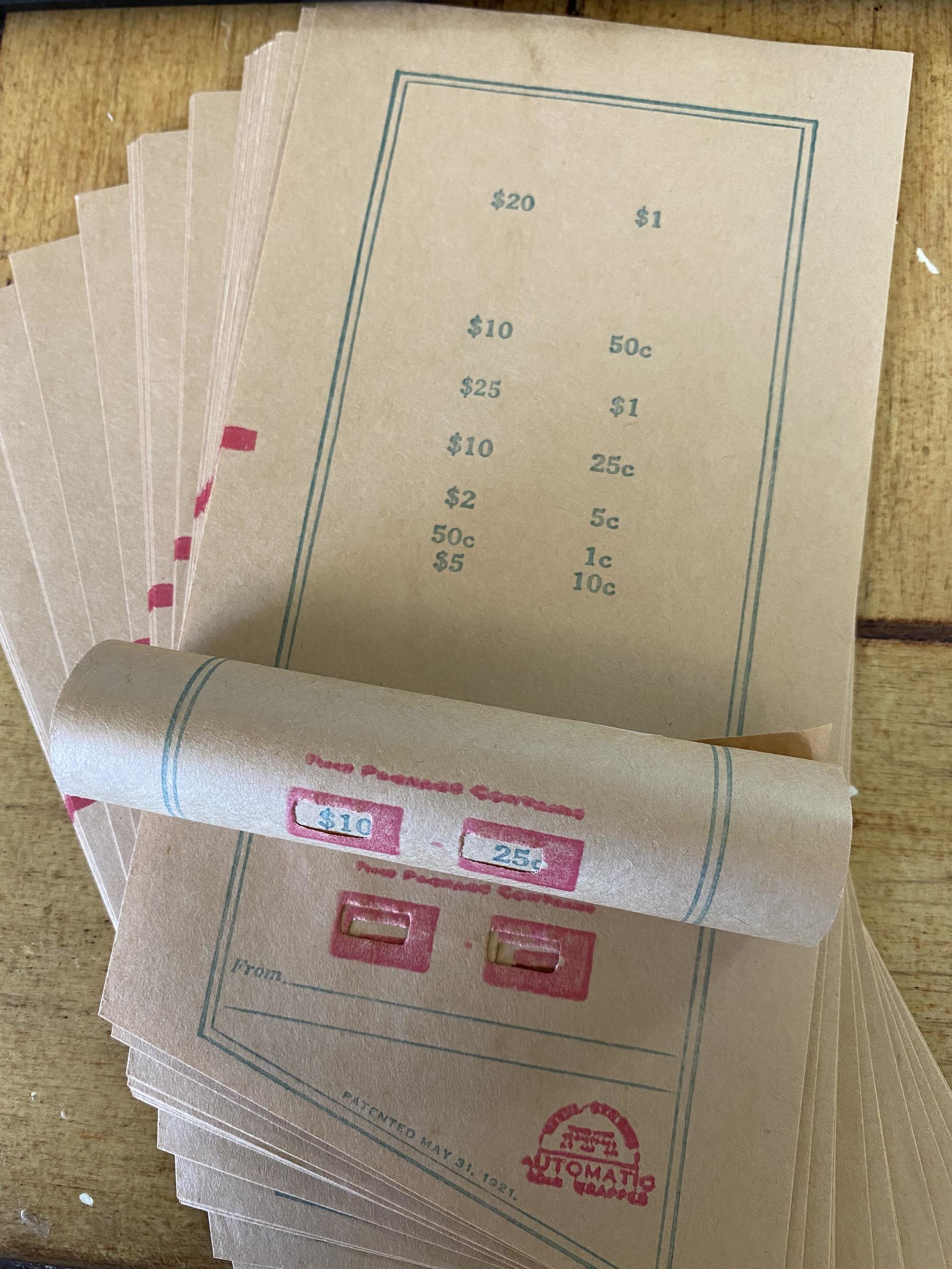 This coin roll wrapper indicates the total value regardless of denomination - Rolls, Coin, Money, Package, Dollars, Cent, Versatility