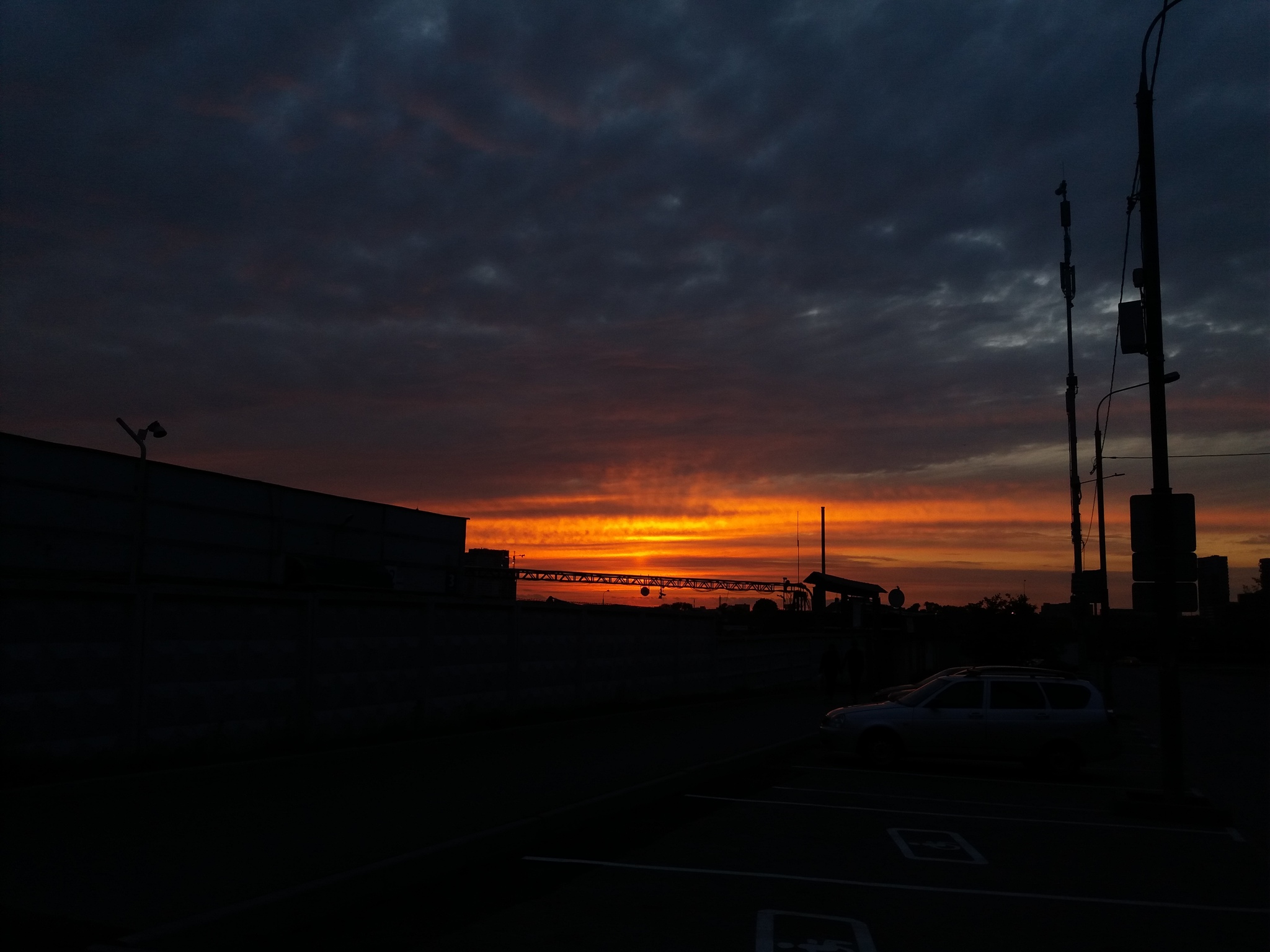 Sunset - My, Photo on sneaker, Sunset