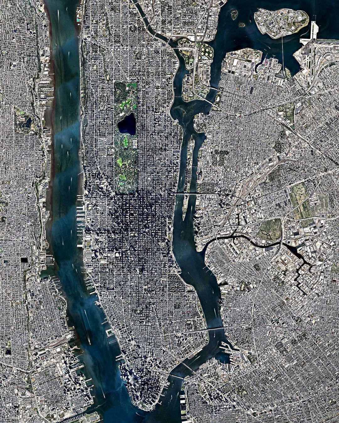 Manhattan - The photo, View from above, New York, Manhattan