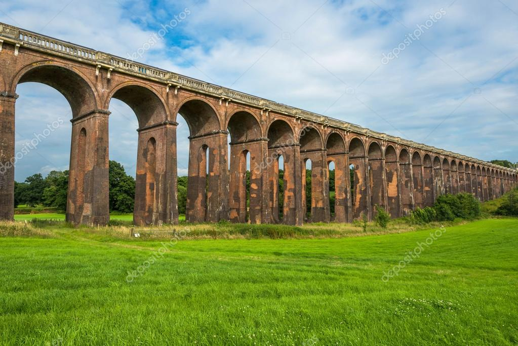 Victorian era fragment - England, Viaduct, Railway, Architecture, Longpost