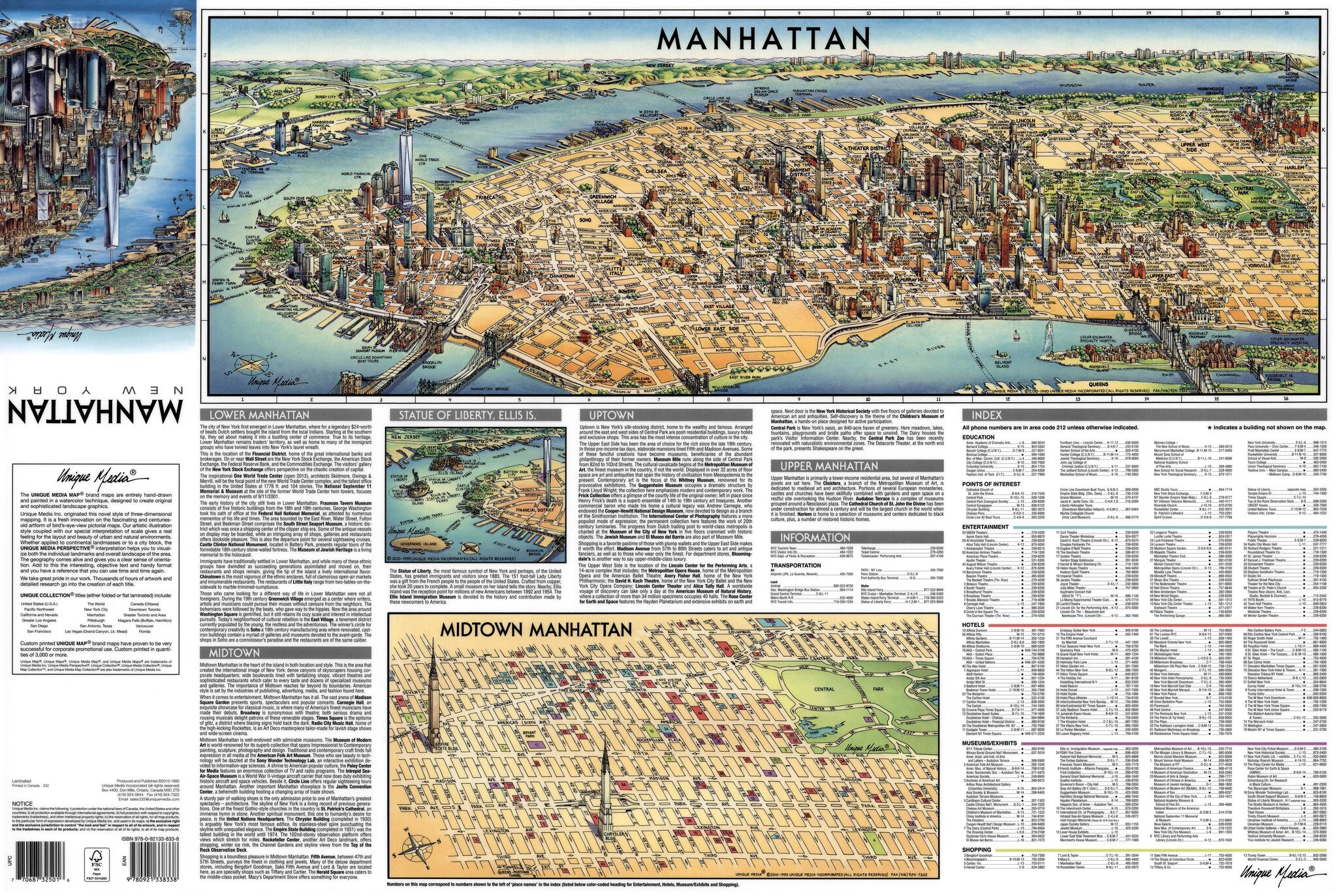 Maps from Unique Media Inc. (The second part) - Cards, Interesting, USA, Geography, Longpost