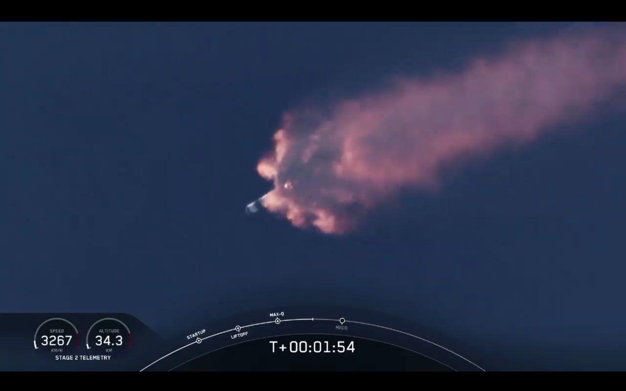 The Falcon 9 launch vehicle successfully launched the Crew Dragon manned spacecraft into orbit! - Spacex, Falcon 9, Dragon 2, Space, NASA, Running, Astronaut, Video, Longpost