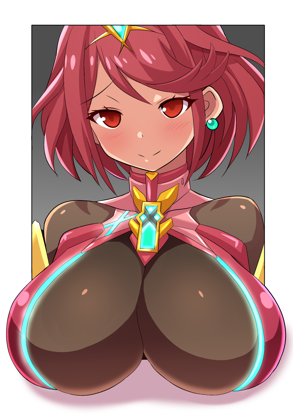 Mythra and Pyra from Xenoblade Chronicles 2 - NSFW, Anime art, Xenoblade 2, Pyra, Konno tohiro, Bunnysuit, Computer games, Longpost, Street fighter