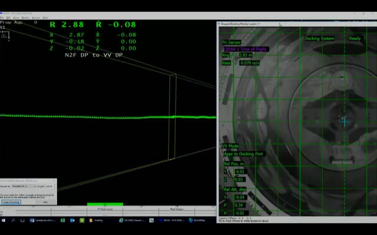 The manned spacecraft Crew Dragon successfully docked to the ISS! - Spacex, NASA, ISS, Space, Docking, Broadcast, Astronaut, Dragon 2, Video, Longpost