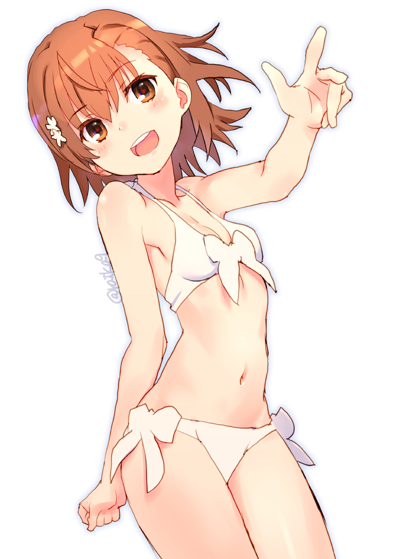 Некий научный Рейлган от Raika9 part.4 - NSFW, Аниме, Anime Art, To aru Kagaku No Railgun, Misaka Mikoto, Купальник, Панцу, Кроссовер, Длиннопост, Raika9