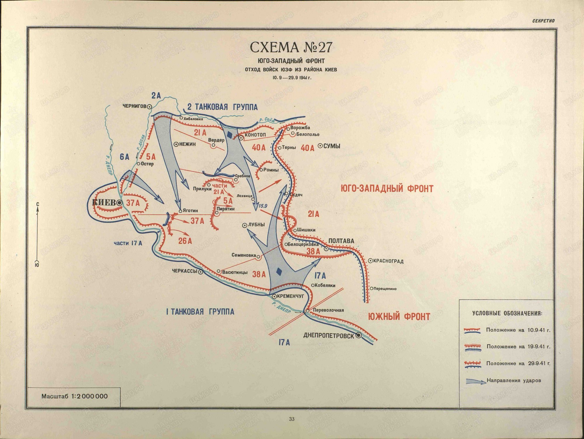 Карта киева 1941 года