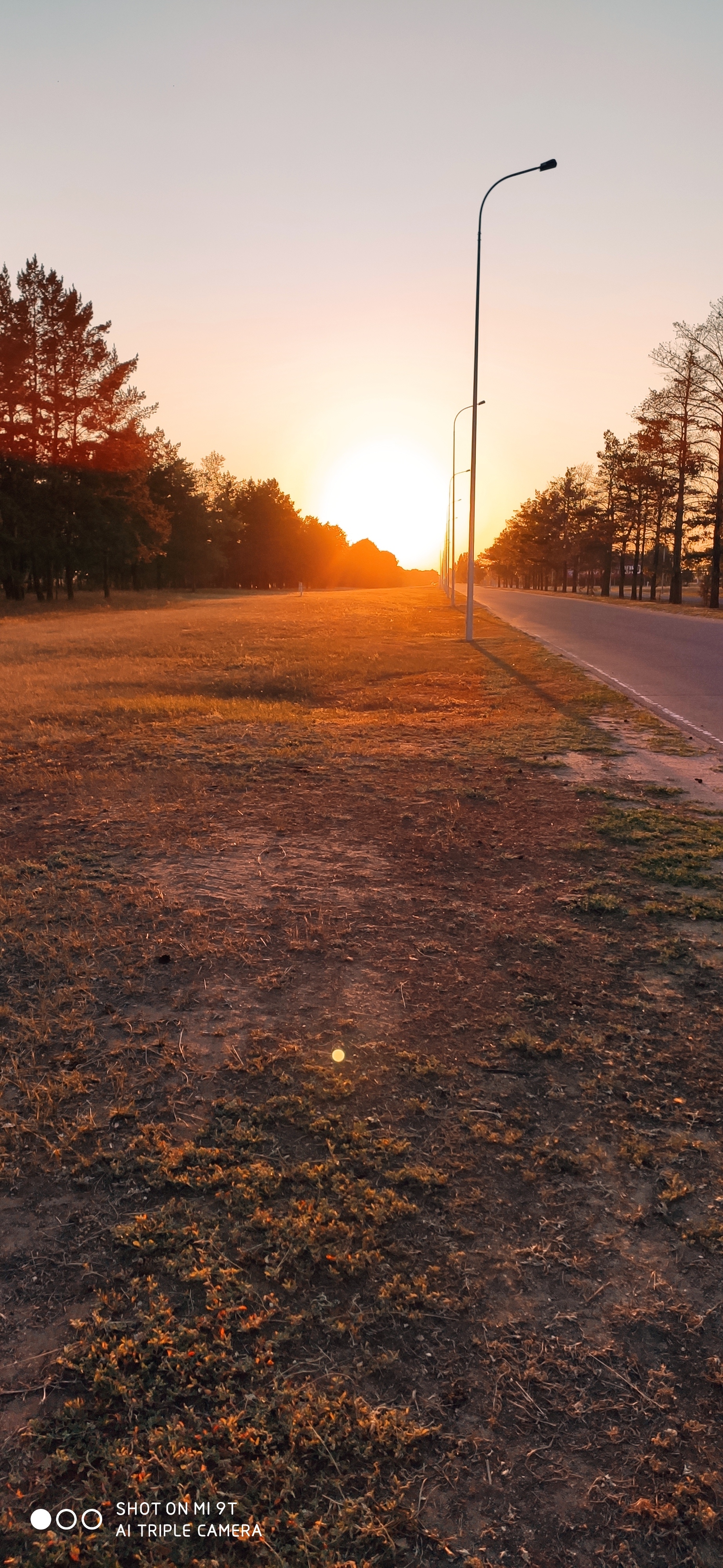 Airport sunset - My, Sunset, Nature, Longpost