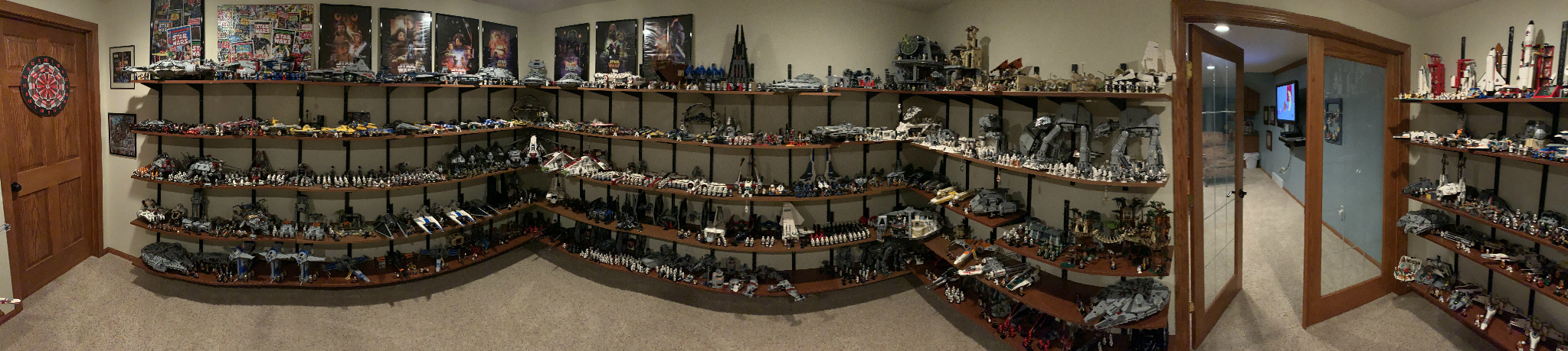 When you and your three kids are huge Star Wars and Lego fans - The photo, Constructor, Lego, Star Wars, Collection, House