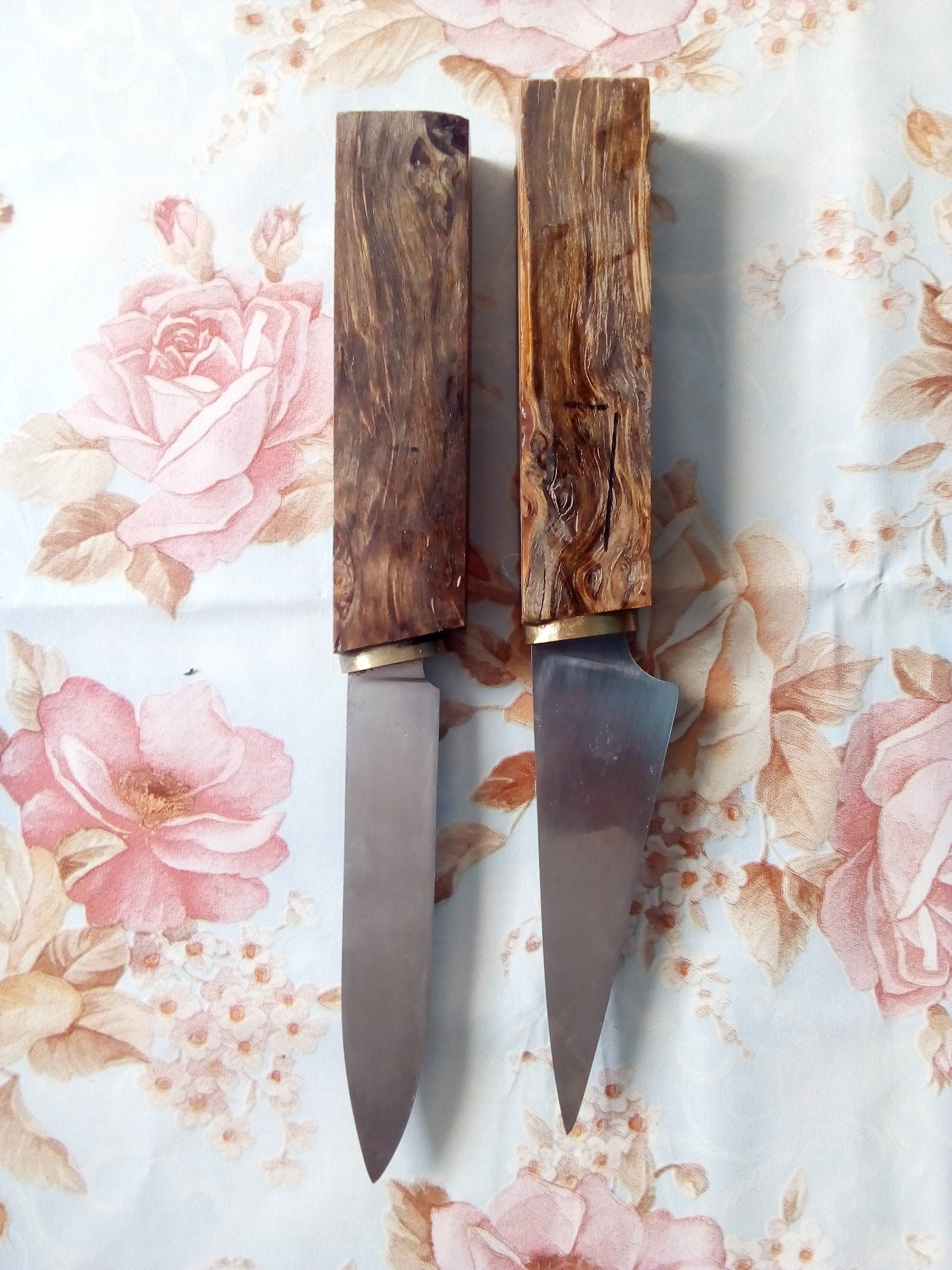 Two kitchen knives - My, Knife, Needlework with process, Kitchen knives, Longpost