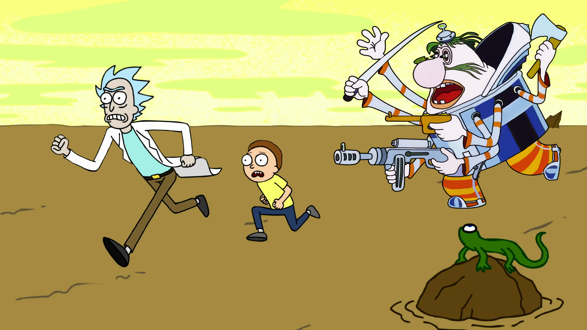 Footage from the new season of Rick and Morty leaked online - My, Rick and Morty, Mystery of the third planet, Gromozeka