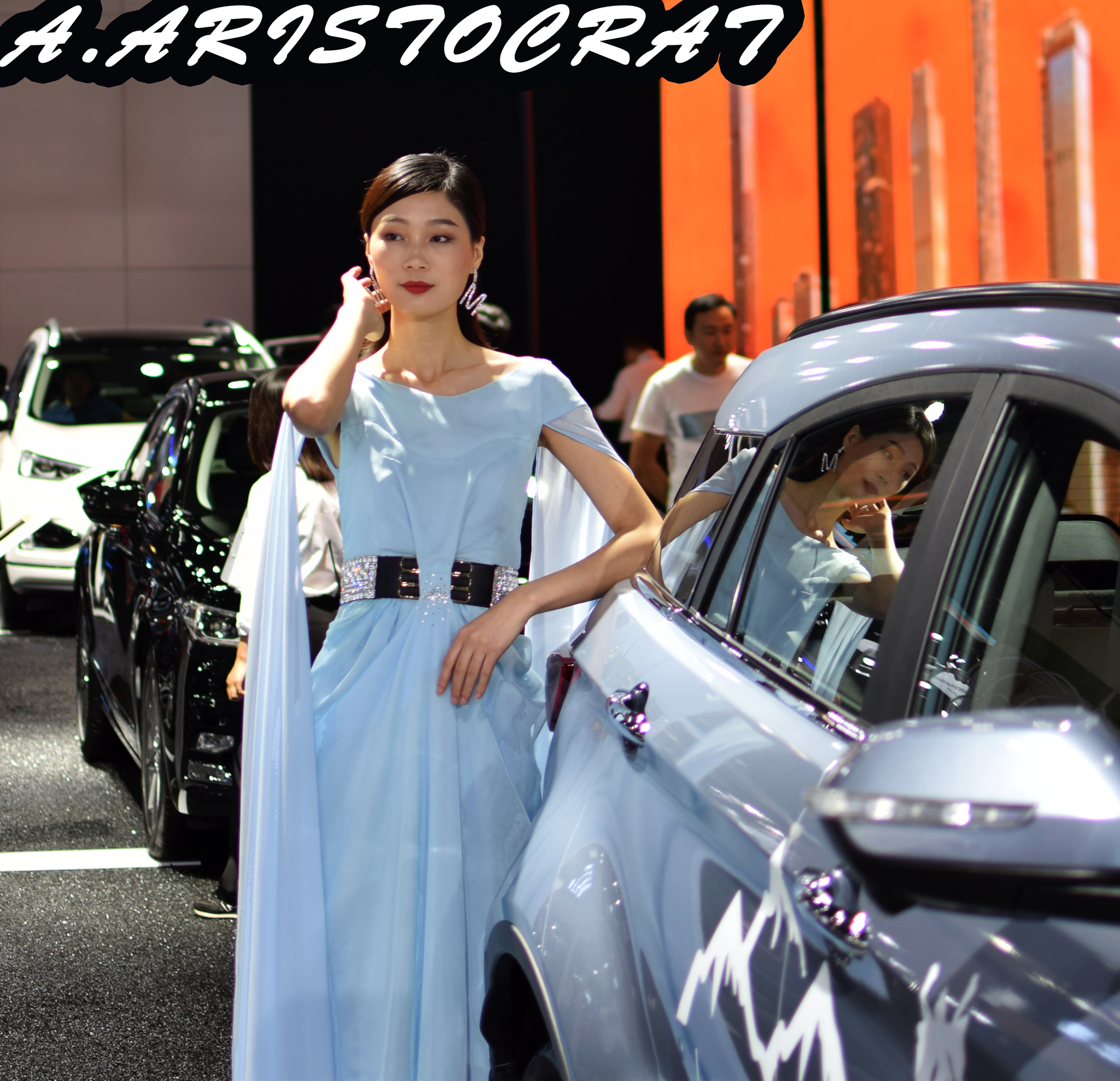 Chinese models at the auto exhibition in Guangzhou - My, China, Asian, Models, Beginning photographer, Exhibition, Girls, Nikon, Video, Longpost