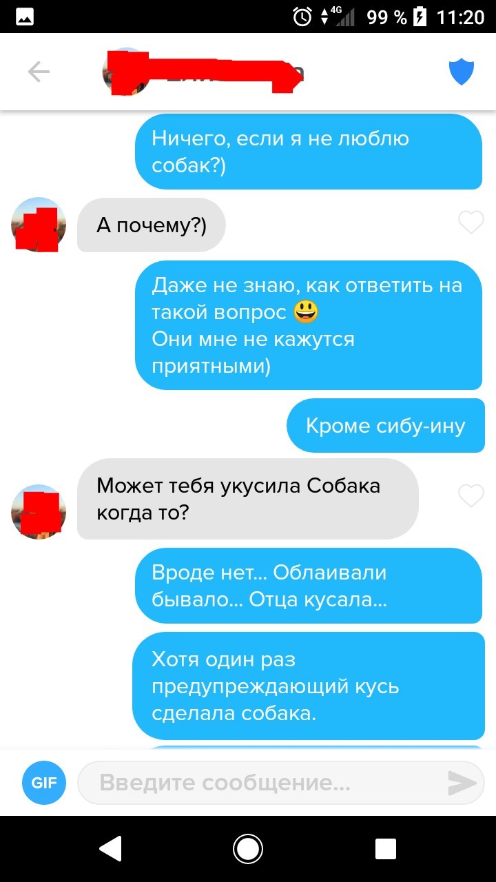 Собачница в Тиндере - Моё, Tinder, Собачники, Длиннопост