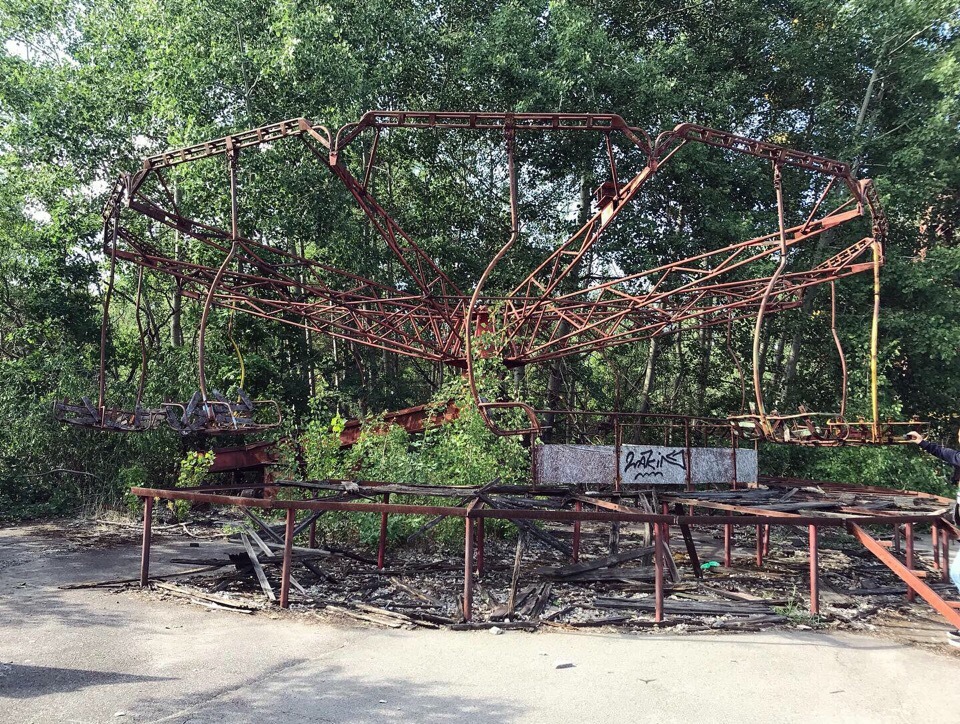 Amusement park in Pripyat - My, Abandoned, Chernobyl, Stalker, Pripyat, Attraction, Zuo, Longpost