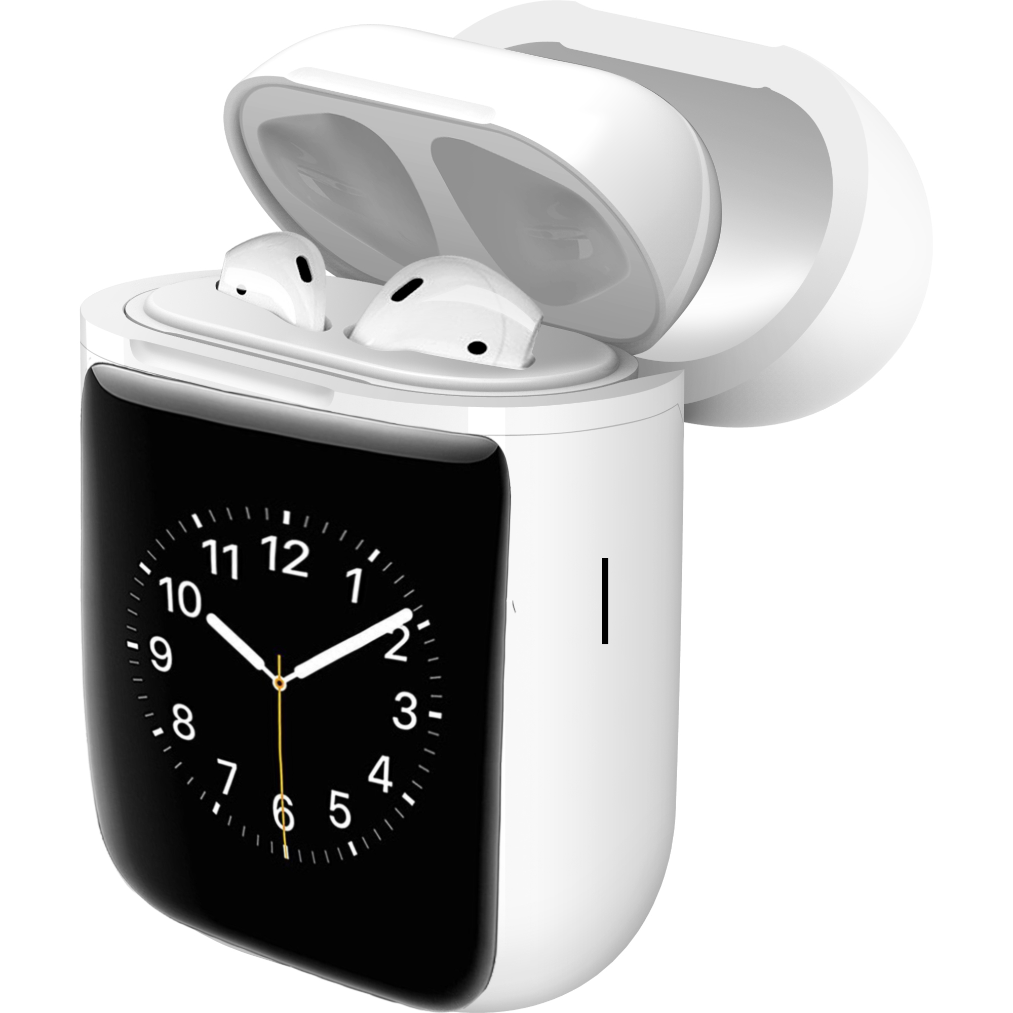 Apple Air Pods 2.0 / Smart Pods - My, Apple, AirPods, Clock, Гаджеты, Device, Headphones, iPod