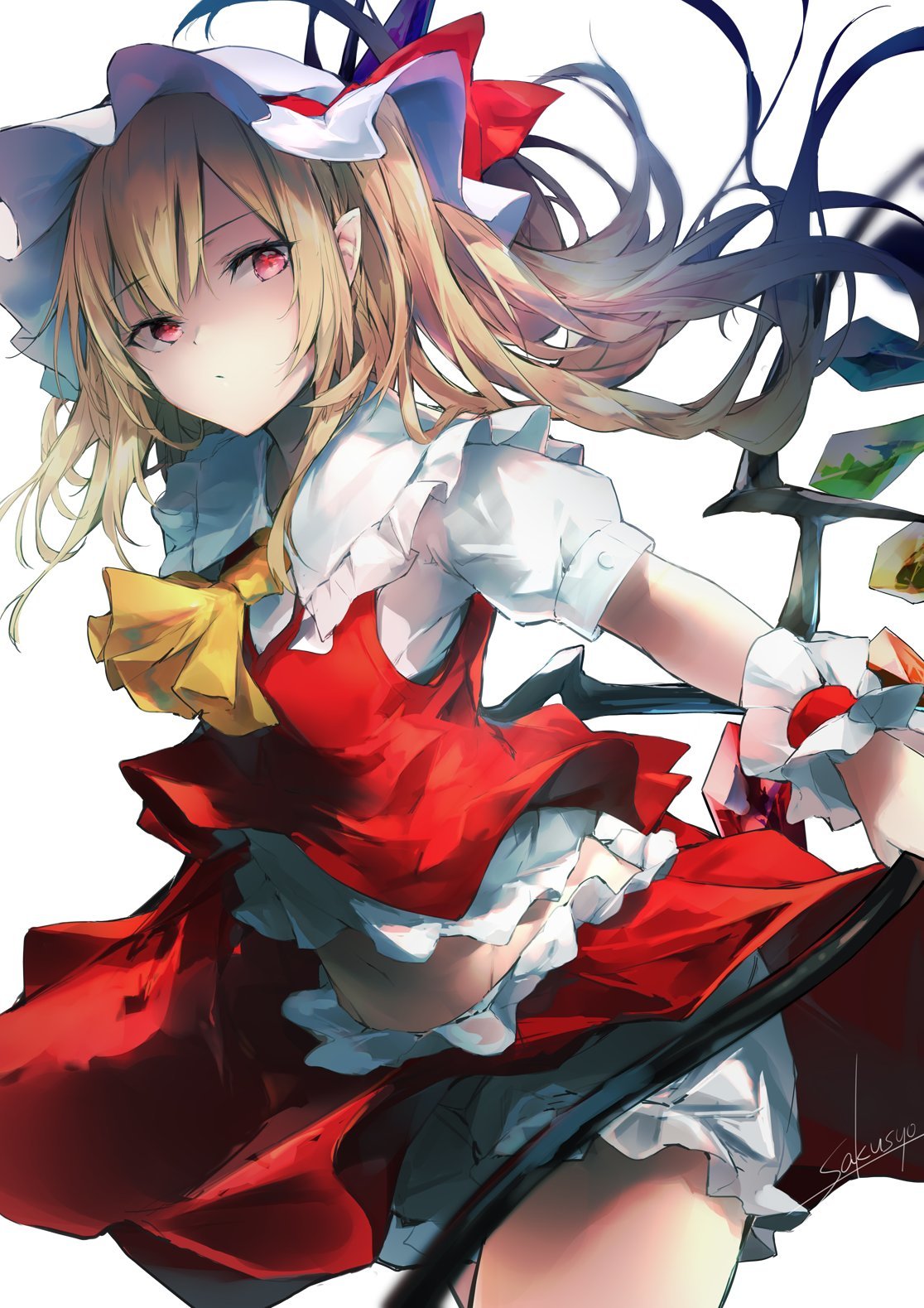 Flandre Scarlet - Touhou, Anime art, Anime, Flandre scarlet, Sakusyo