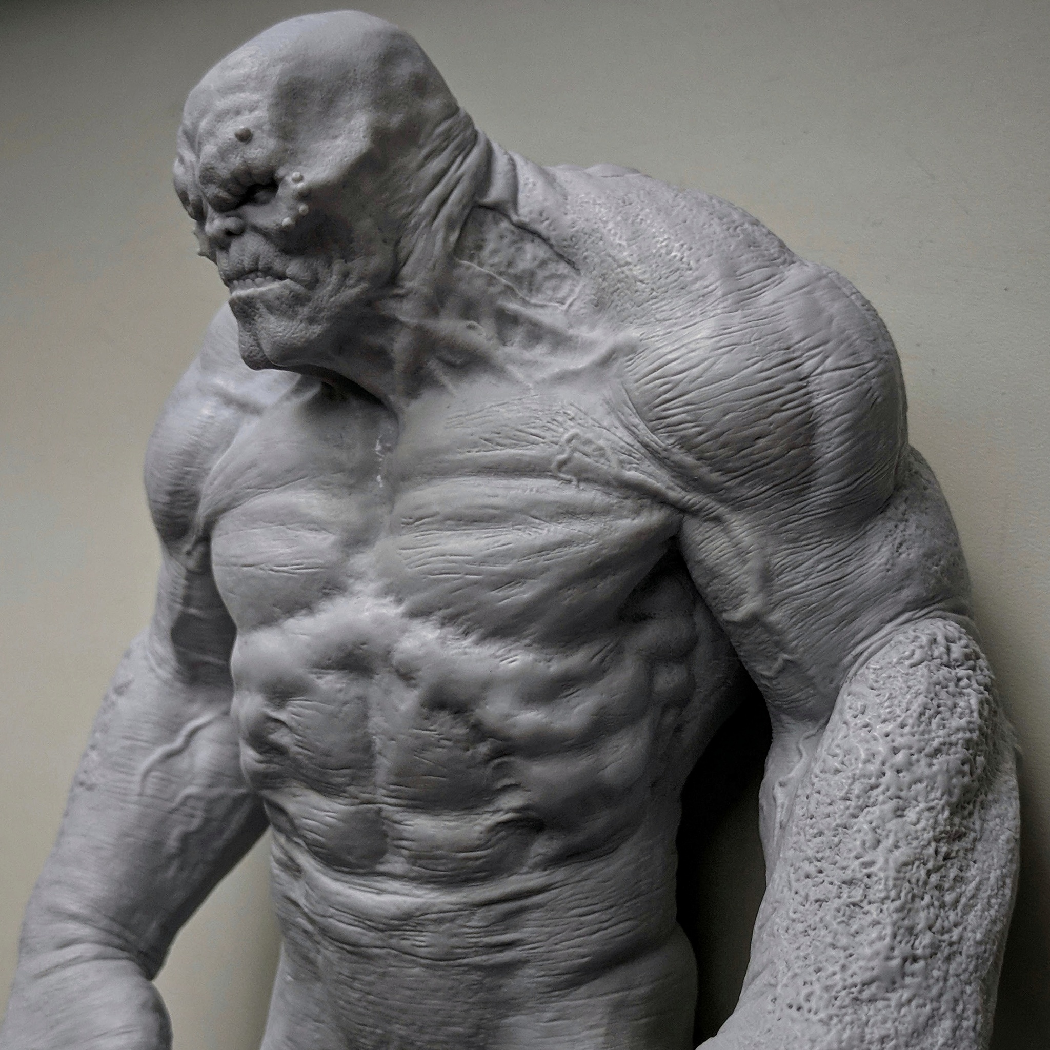 Doomsday Figurine (Batman v Superman) - My, Doomsday, Batman v superman, Creation, Friday tag is mine, Sculpture, Plasticine, Dc comics, DCEU, Longpost