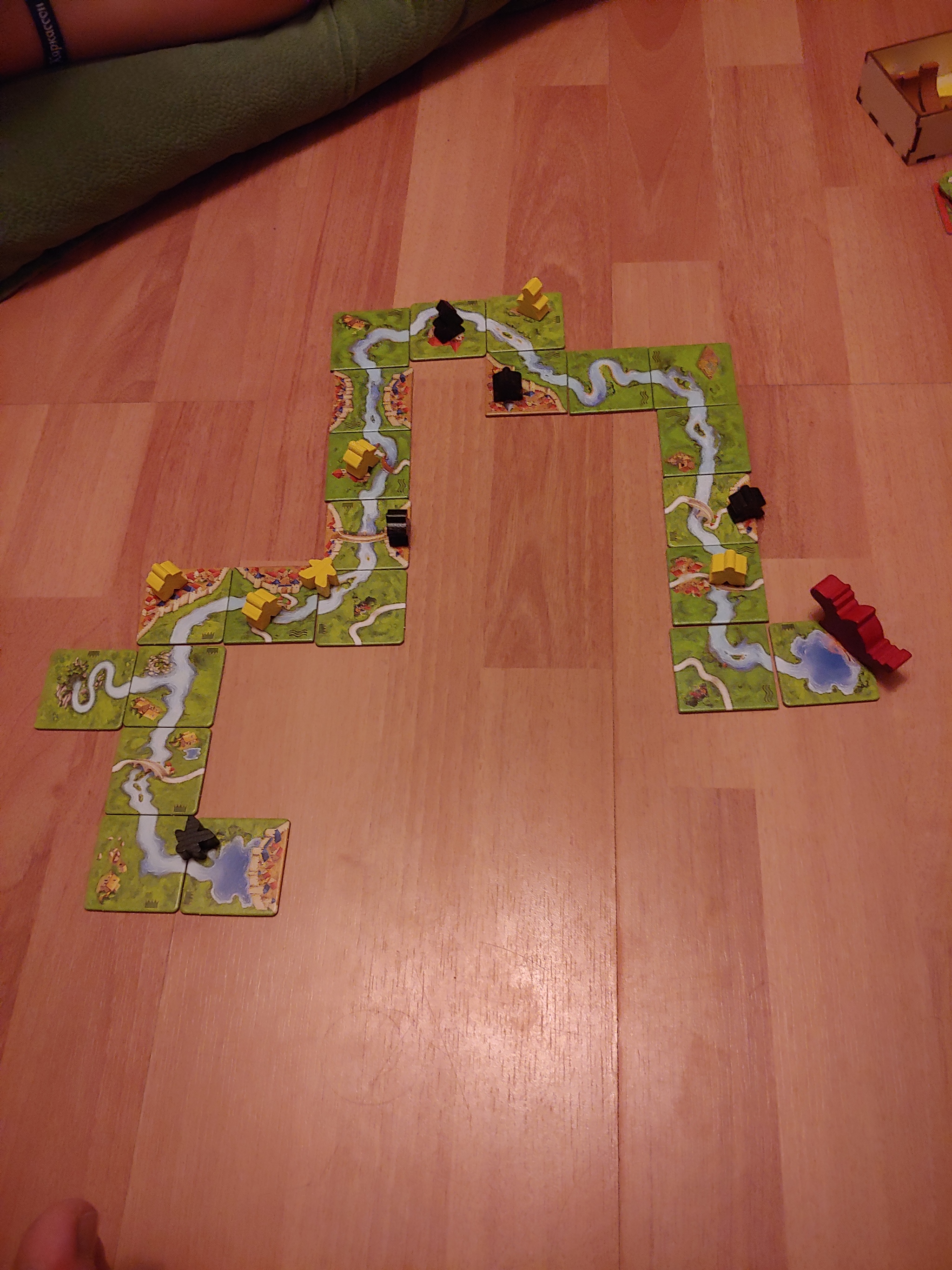 Carcassonne of a sick man - My, Board games, Carcassonne, Organizer, Carcassonne, Longpost