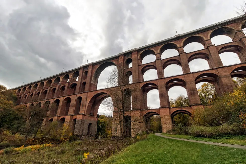 Golchtalbrucke - the world's largest brick viaduct - Bridge, The photo, Interesting, Longpost