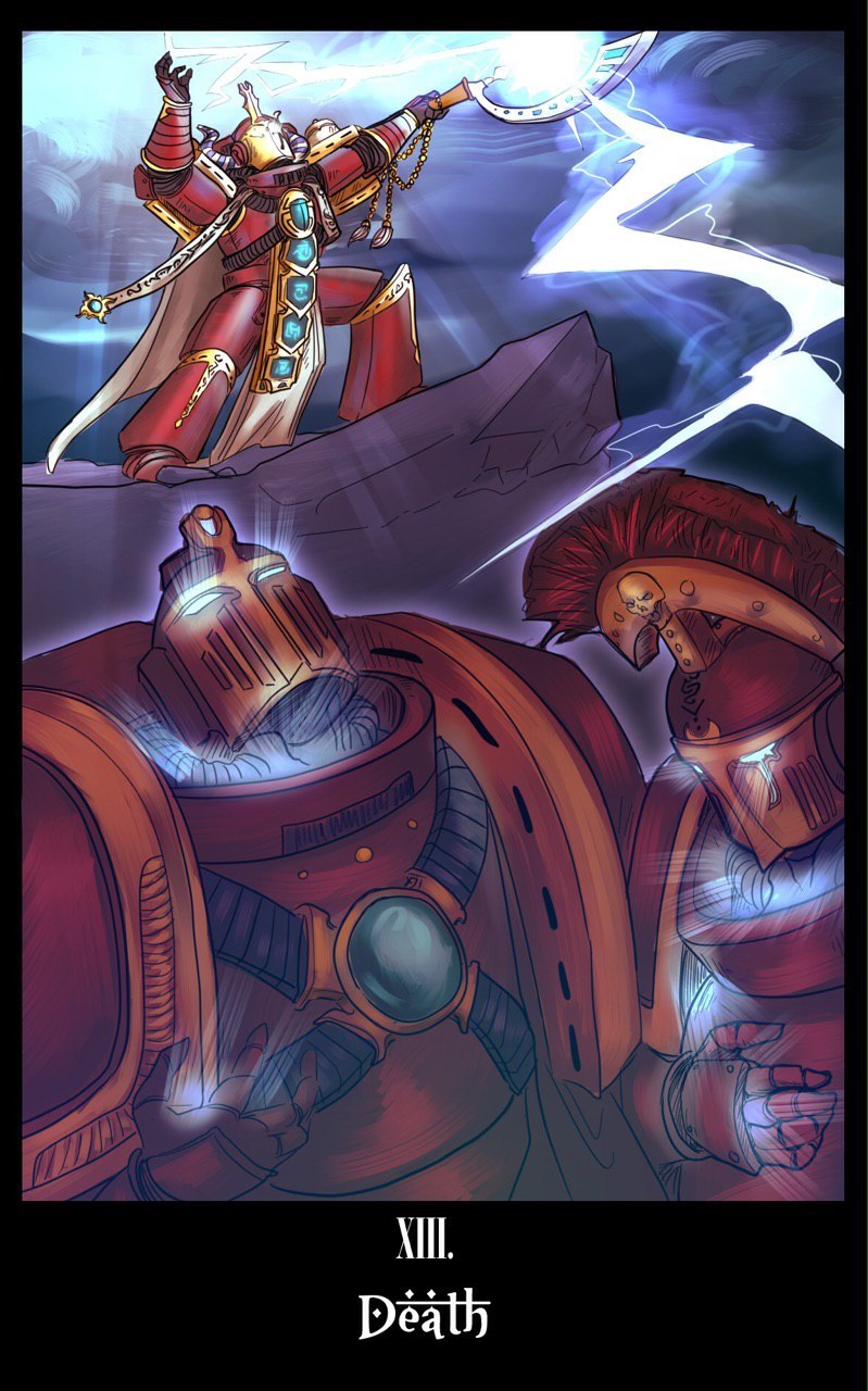 Таро Тысячи Сынов ч.2 - Warhammer 40k, Wh Art, Thousand Sons, Длиннопост, Amriagiath