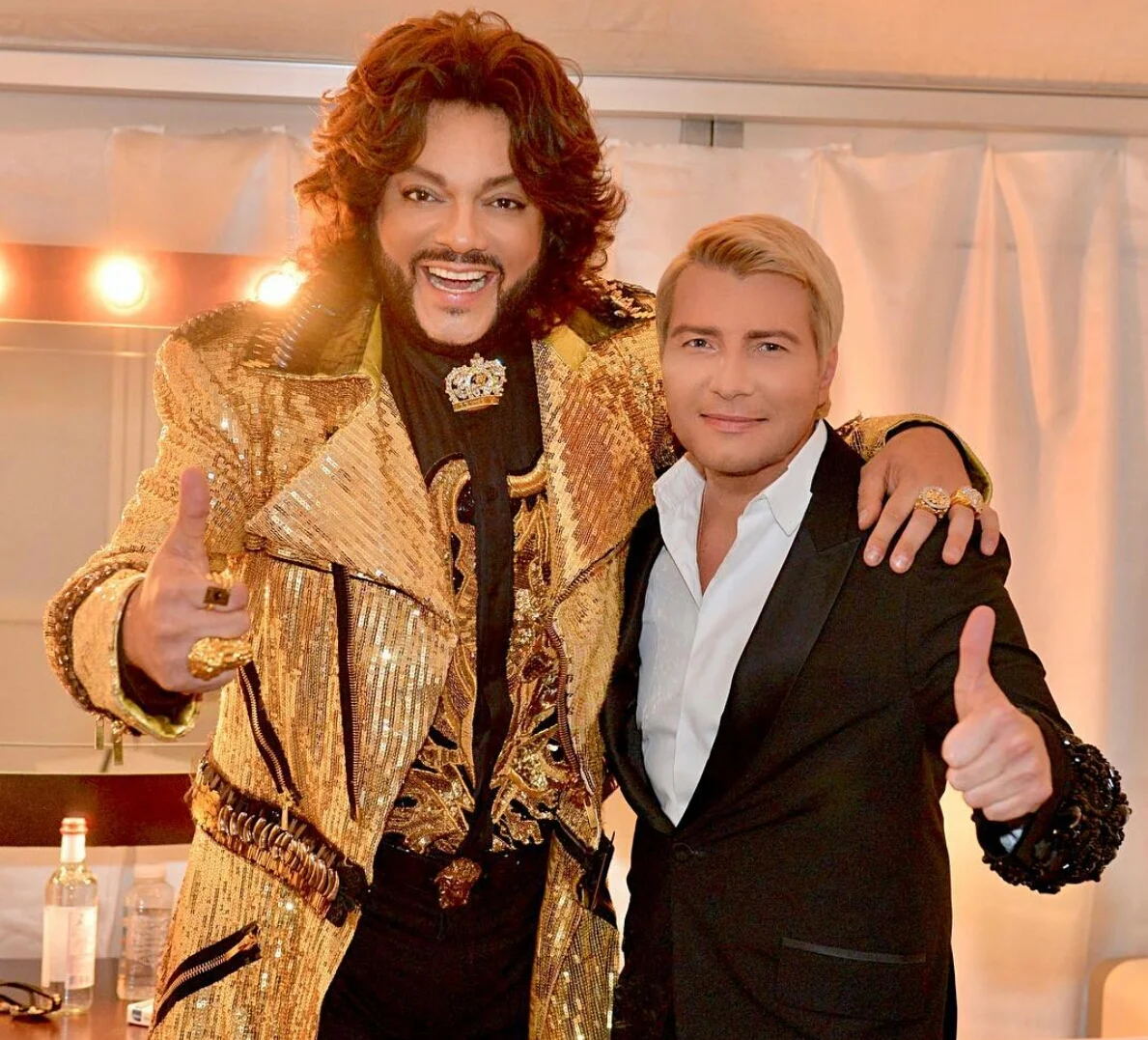 One of the best face swaps I've ever seen...2 - My, Philip Kirkorov, Nikolay Baskov, Stars, Face, Facial expression