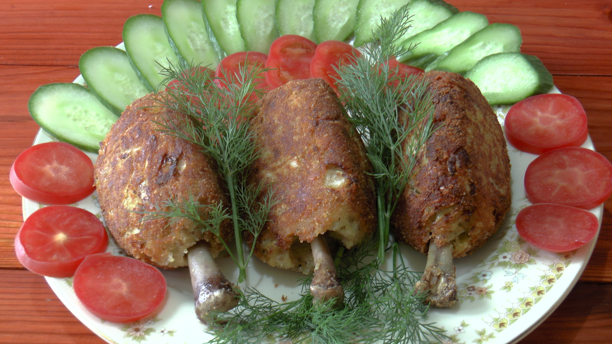 Chicken cutlets on the bone - My, Video recipe, Chicken recipes, Food, Video, Cooking, Recipe