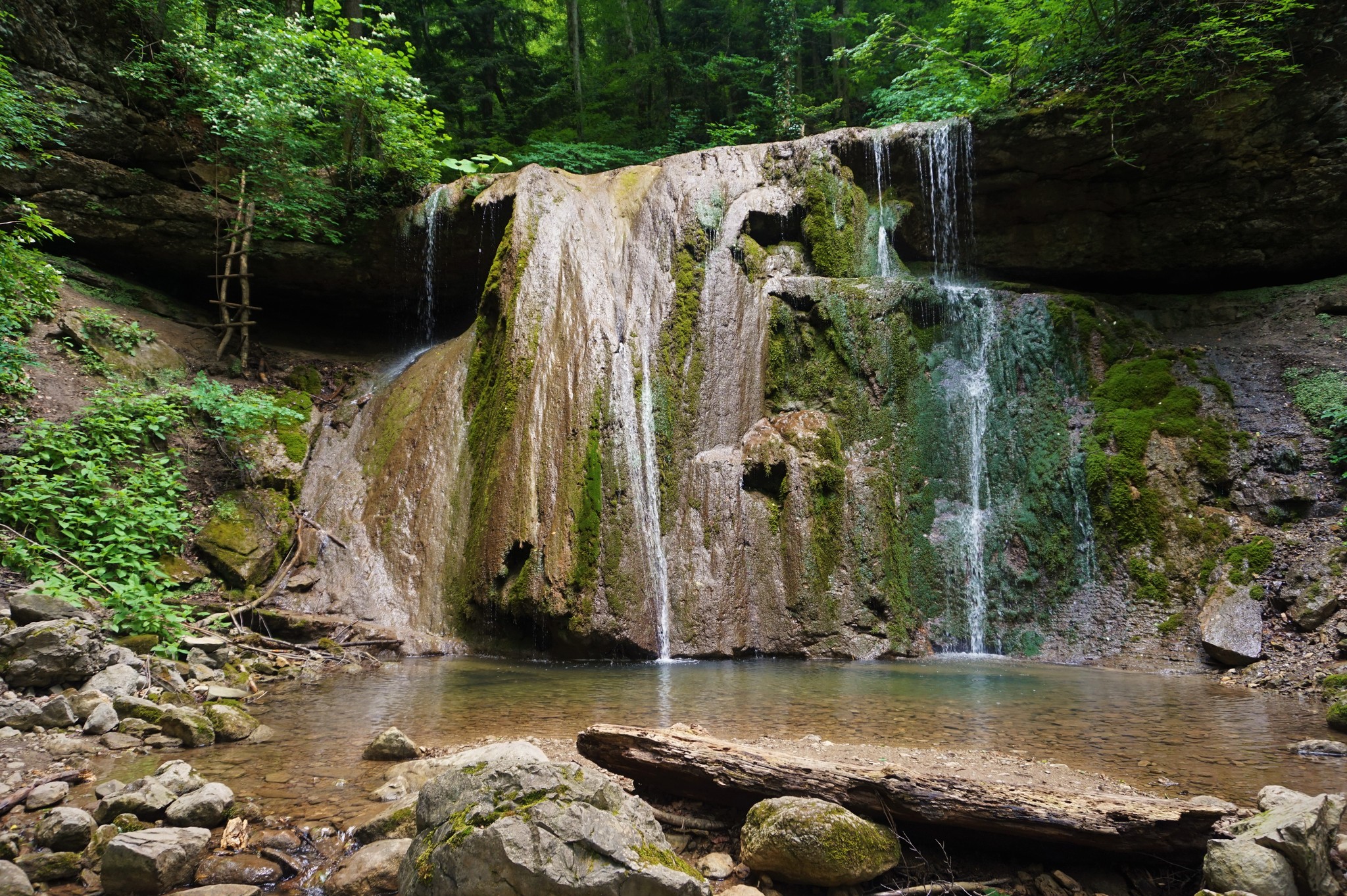 Walk to Kaverzinsky waterfalls - My, Hot Key, Краснодарский Край, Hike, Waterfall, Forest, Walk, Longpost