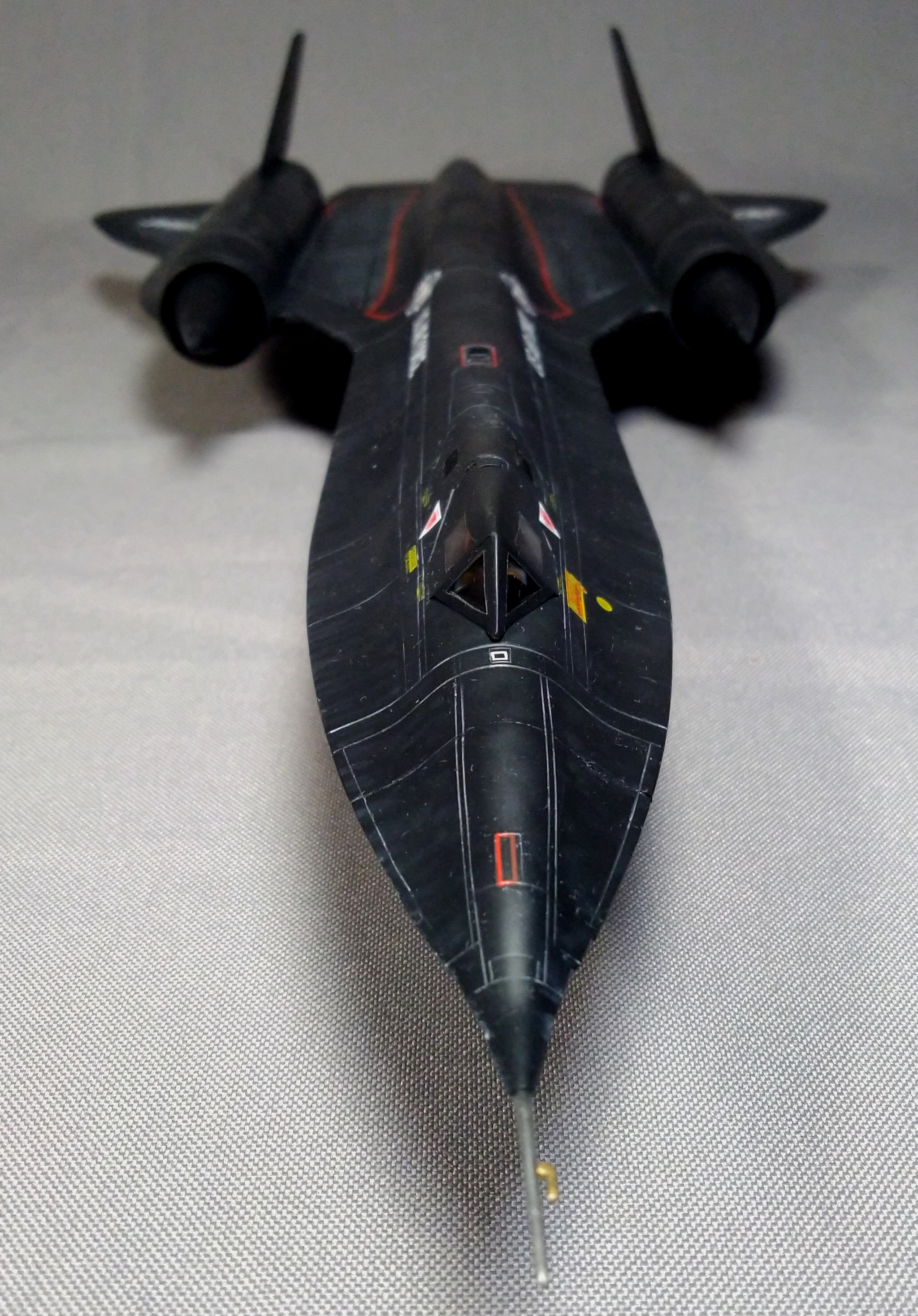 Ahead of sound and time. Lockheed SR-71 Blackbird - My, Stand modeling, Prefabricated model, Story, Air force, Intelligence service, Sr-71, Supersonic, Hobby, Longpost