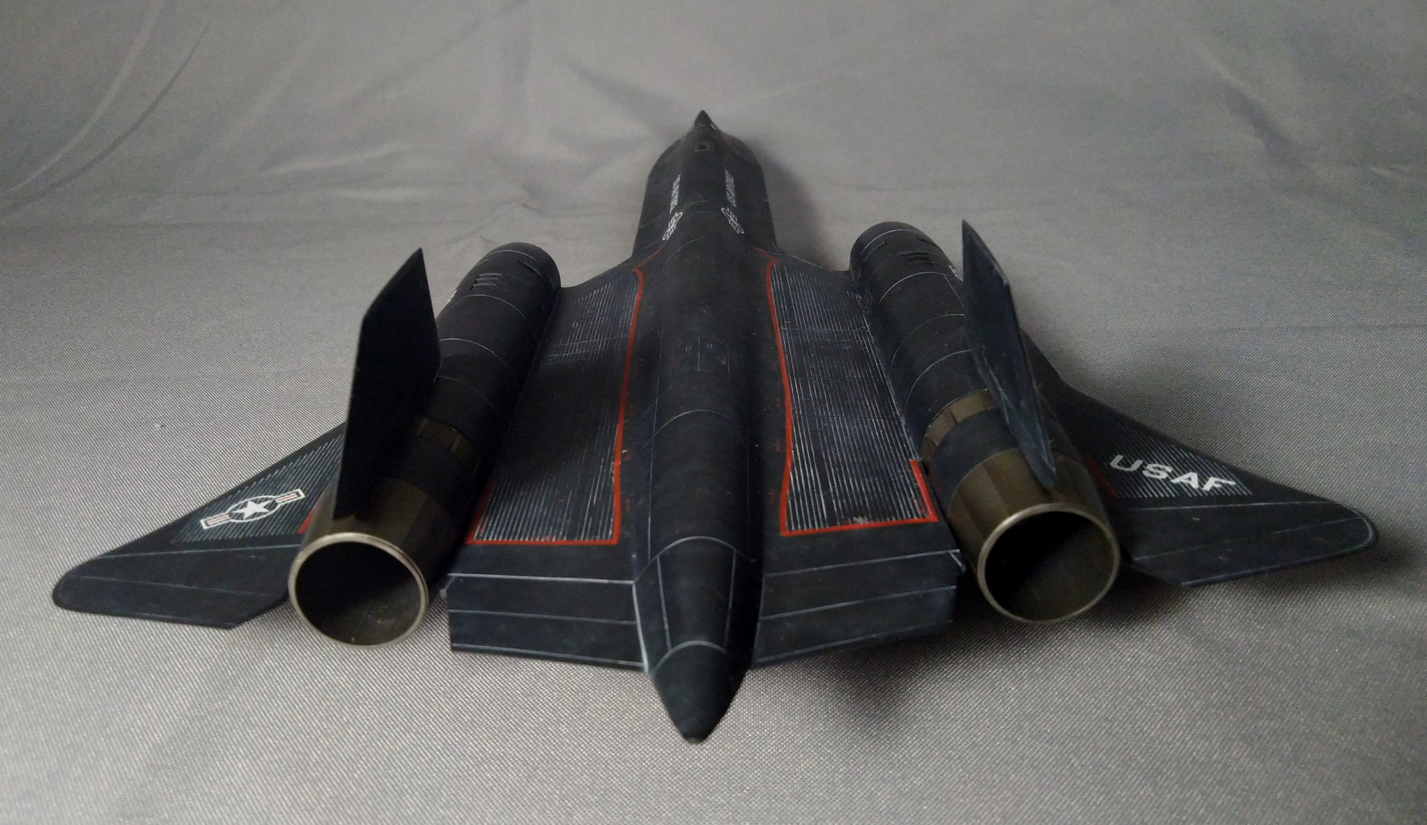 Ahead of sound and time. Lockheed SR-71 Blackbird - My, Stand modeling, Prefabricated model, Story, Air force, Intelligence service, Sr-71, Supersonic, Hobby, Longpost