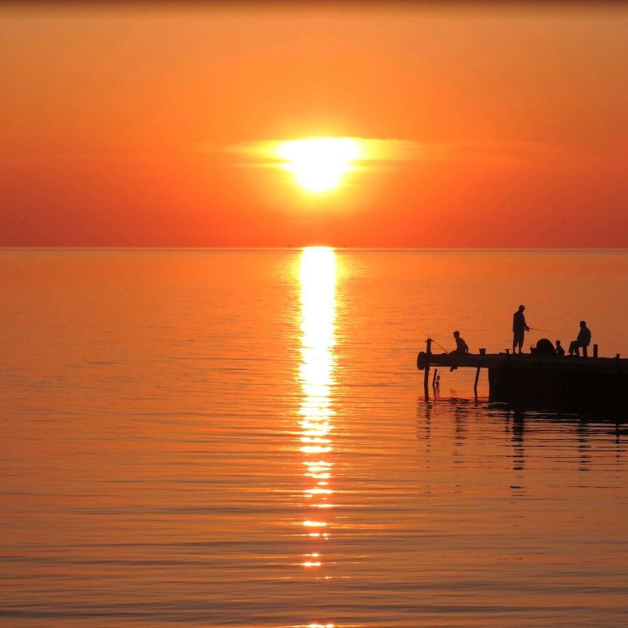 Sunset 2017. Akhtari - My, Sunset, Sea, Summer