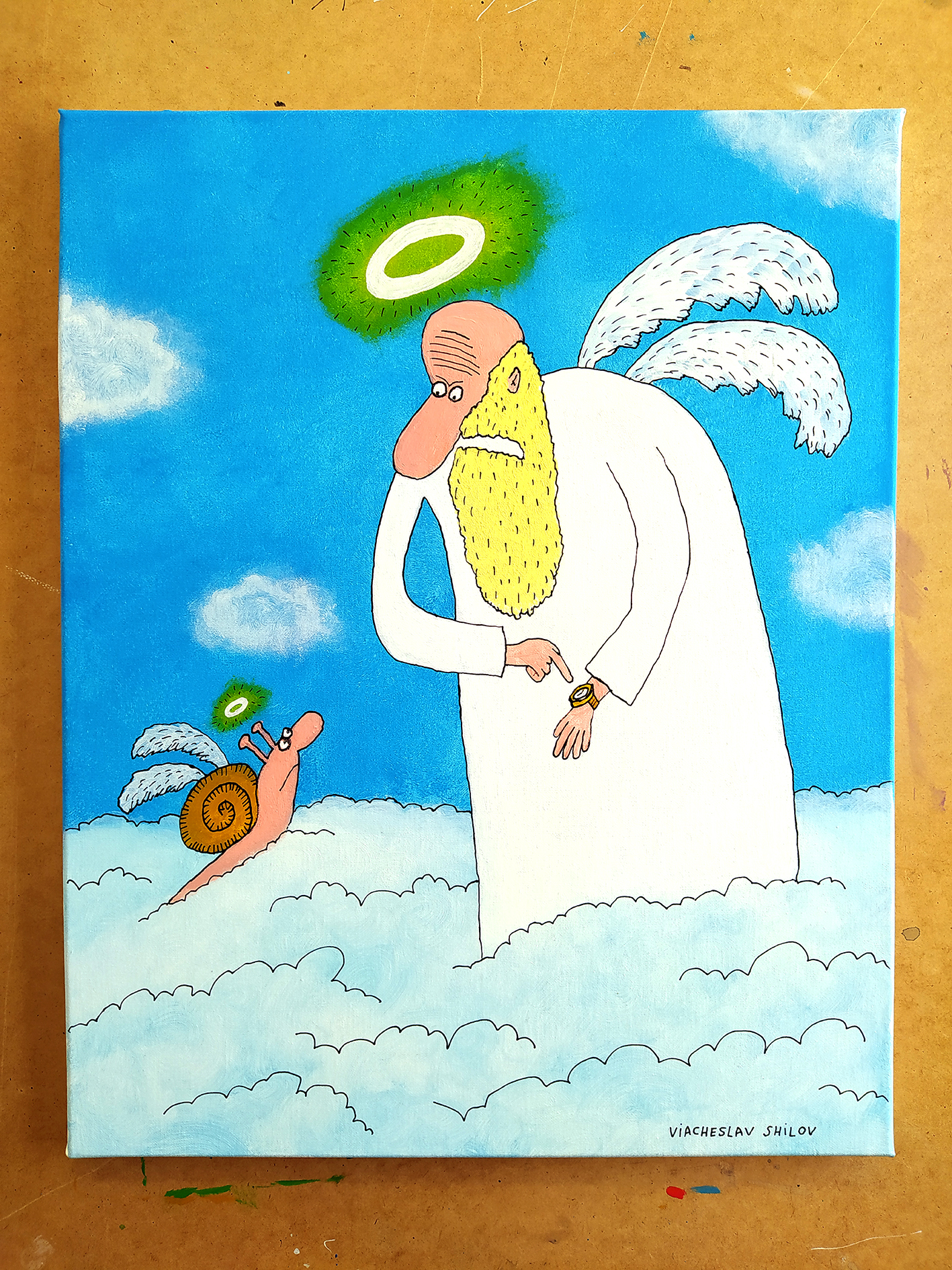 TIME - My, Snail, Religion, Painting, Images, Drawing, Time, Sky, Clock