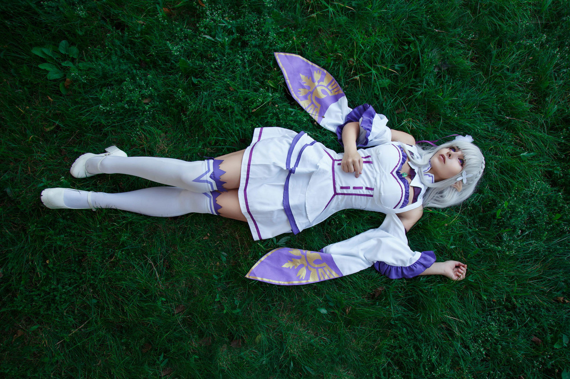 Emilia -Re:Zero.Cosplayer - Faritio.Photo by  White beetle
 - My, Russian cosplay, Cosplay, Re: Zero Kara, Emilia, Anime, Longpost