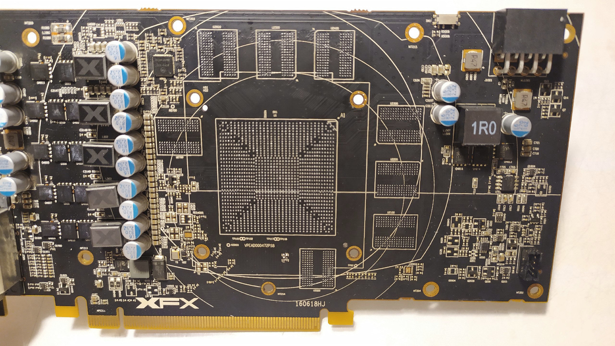 Прогреть нельзя диагностировать. Ремонт XFX RX570 - Моё, Ремонт, Видеокарта, Rx570, Длиннопост