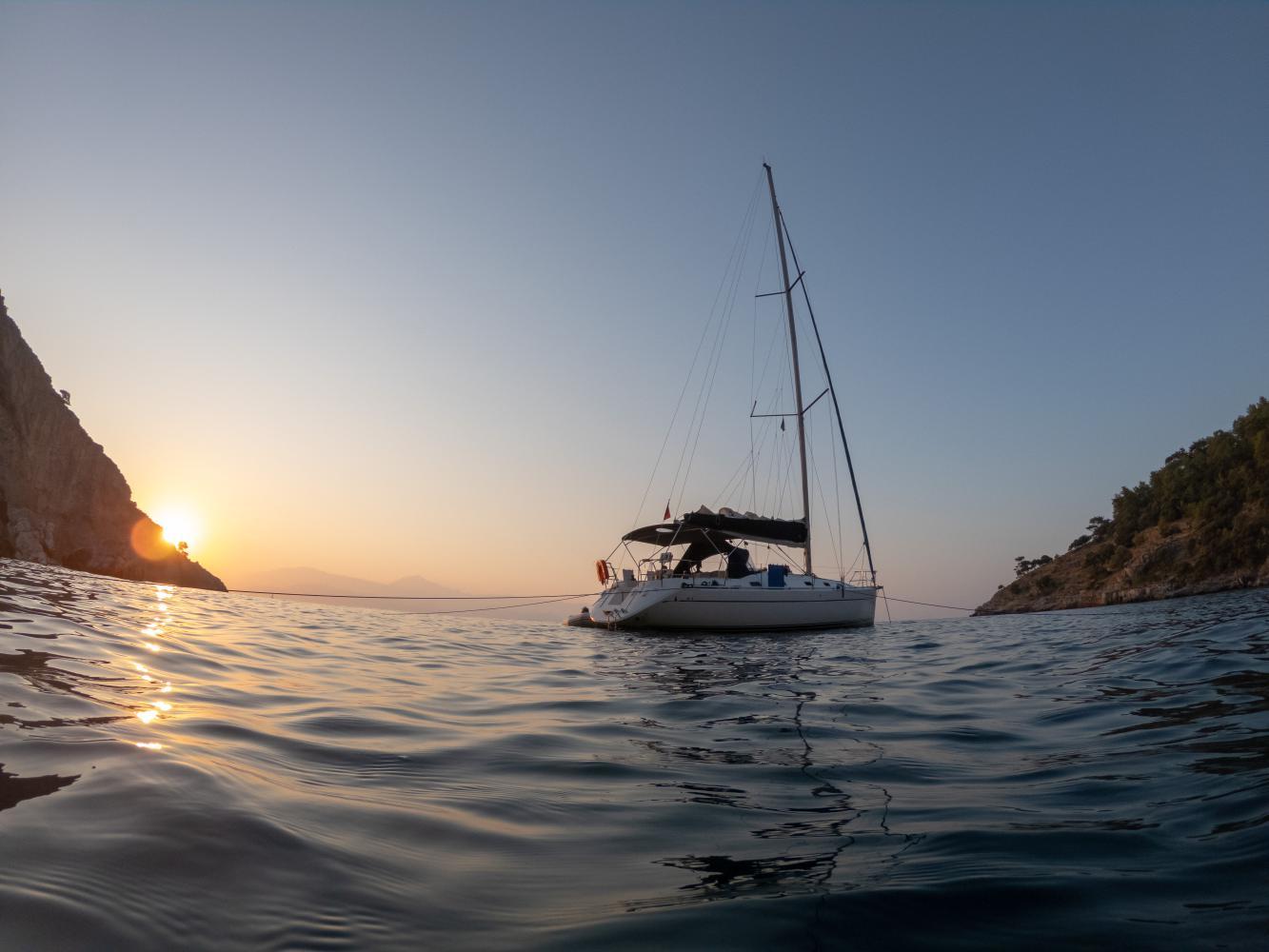 September 7-9, 2019: Sailing boat in Turkey. Part two: vessel rental and first passage - My, Marmaris, Sailboat, Turkey, Mooring, Sailboat, Longpost