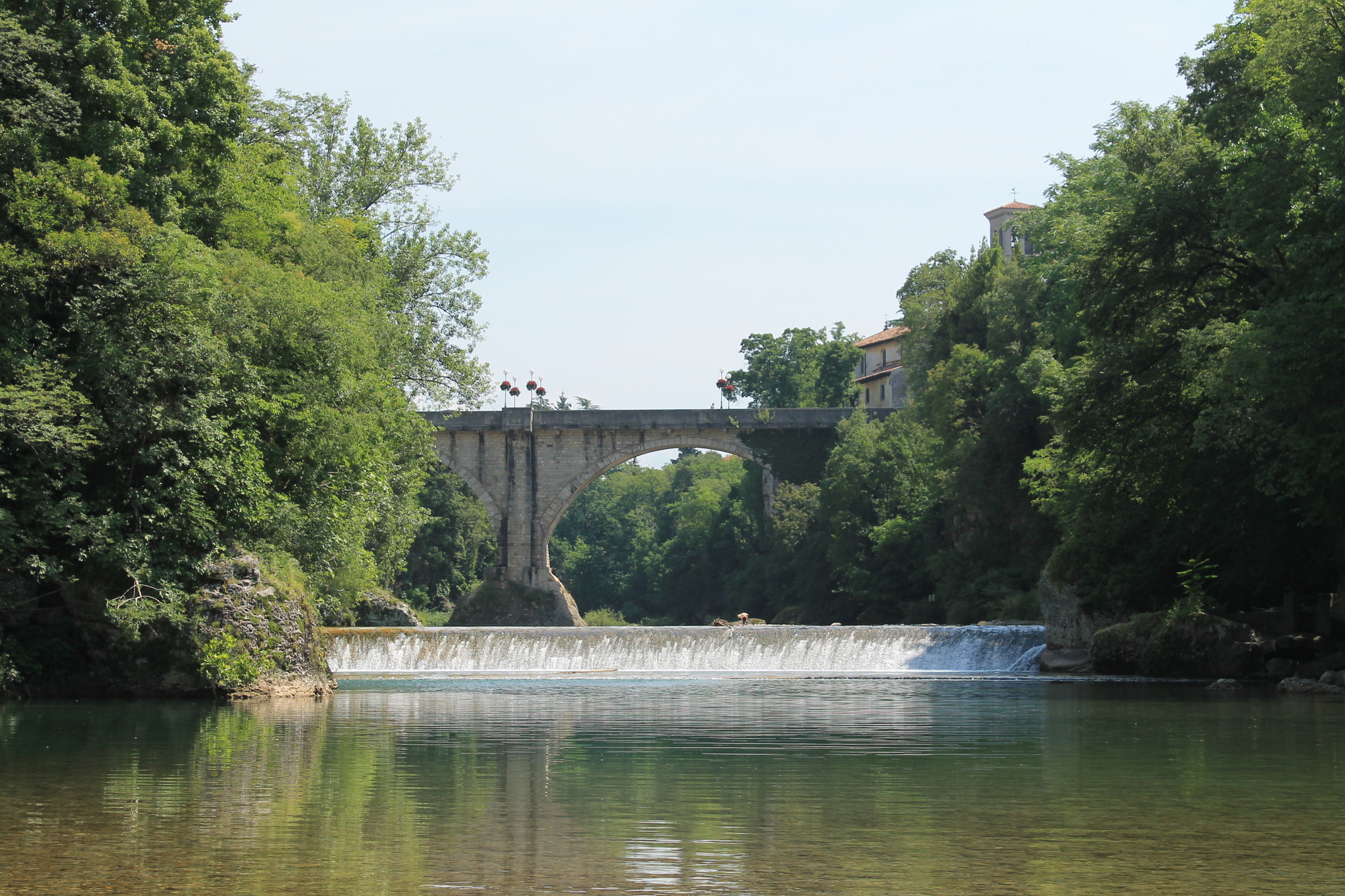 Devil's Bridge in Cividale del Friule - My, Architecture, Middle Ages, Europe, Beautiful view, Longpost, Bridge