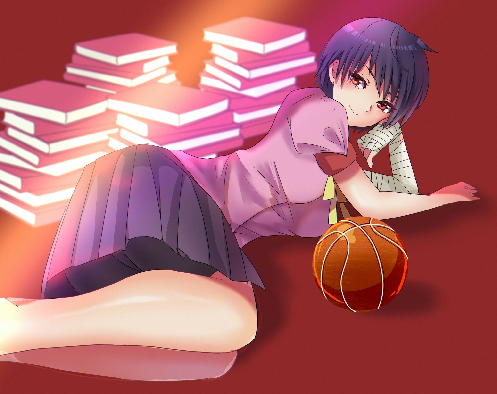 Что же ты выбрал? - Anime Art, Monogatari series, Kanbaru Suruga, Mellonnicola03