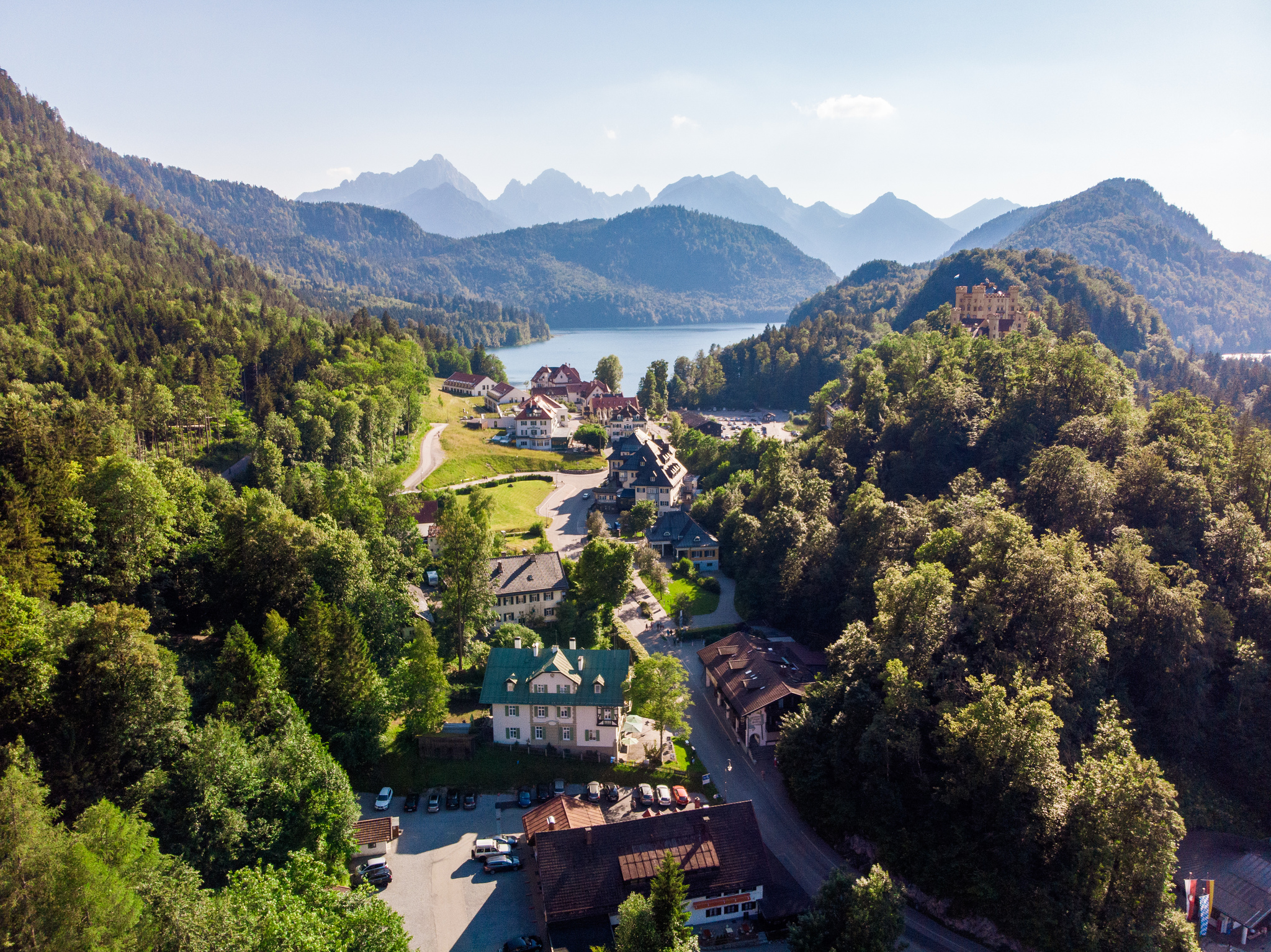 Hohenschwangau and Neuschwanstein - My, Germany, Lock, The photo, Airbrushing, Longpost