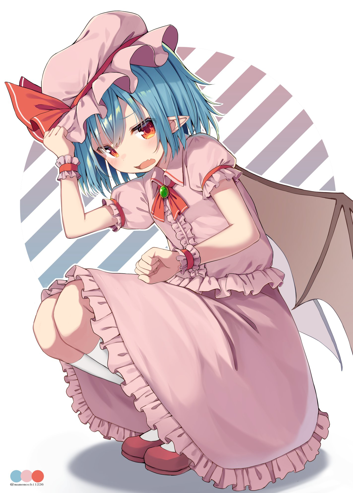 Remilia Scarlet - Touhou, Anime art, Anime, Remilia scarlet, Mamemochi