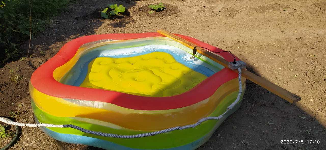 Pool and boiler - Inflatable pool, Boiler, A fish, Relaxation, Warming, Longpost