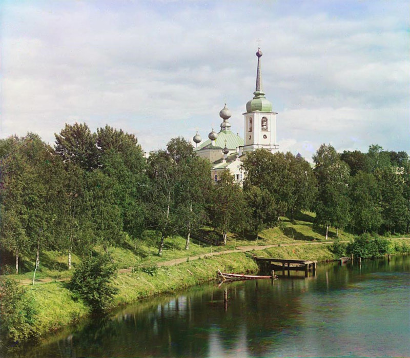 Prokudin-Gorsky, photographs of Vytegra - Retro, Travel across Russia, Longpost, The photo, Prokudin-Gorsky, Vytegra