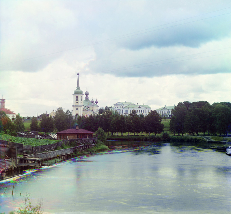 Prokudin-Gorsky, photographs of Vytegra - Retro, Travel across Russia, Longpost, The photo, Prokudin-Gorsky, Vytegra