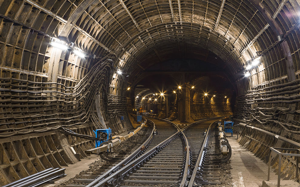 Подземные тоннели метро - Метро, Фотография, Длиннопост