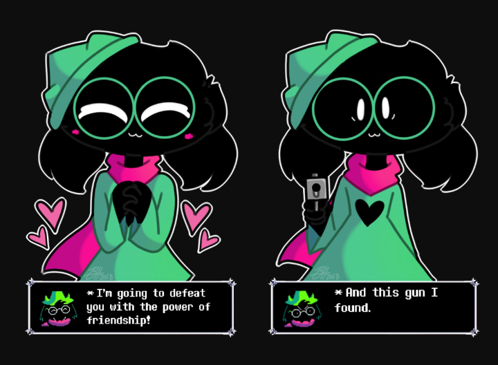 Power of friendship! - Deltarune, Undertale, Games, Furry, Pistols